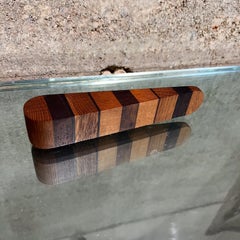 1970s Paperweight Wedge Exotic Wood Style of Don Shoemaker Mexico