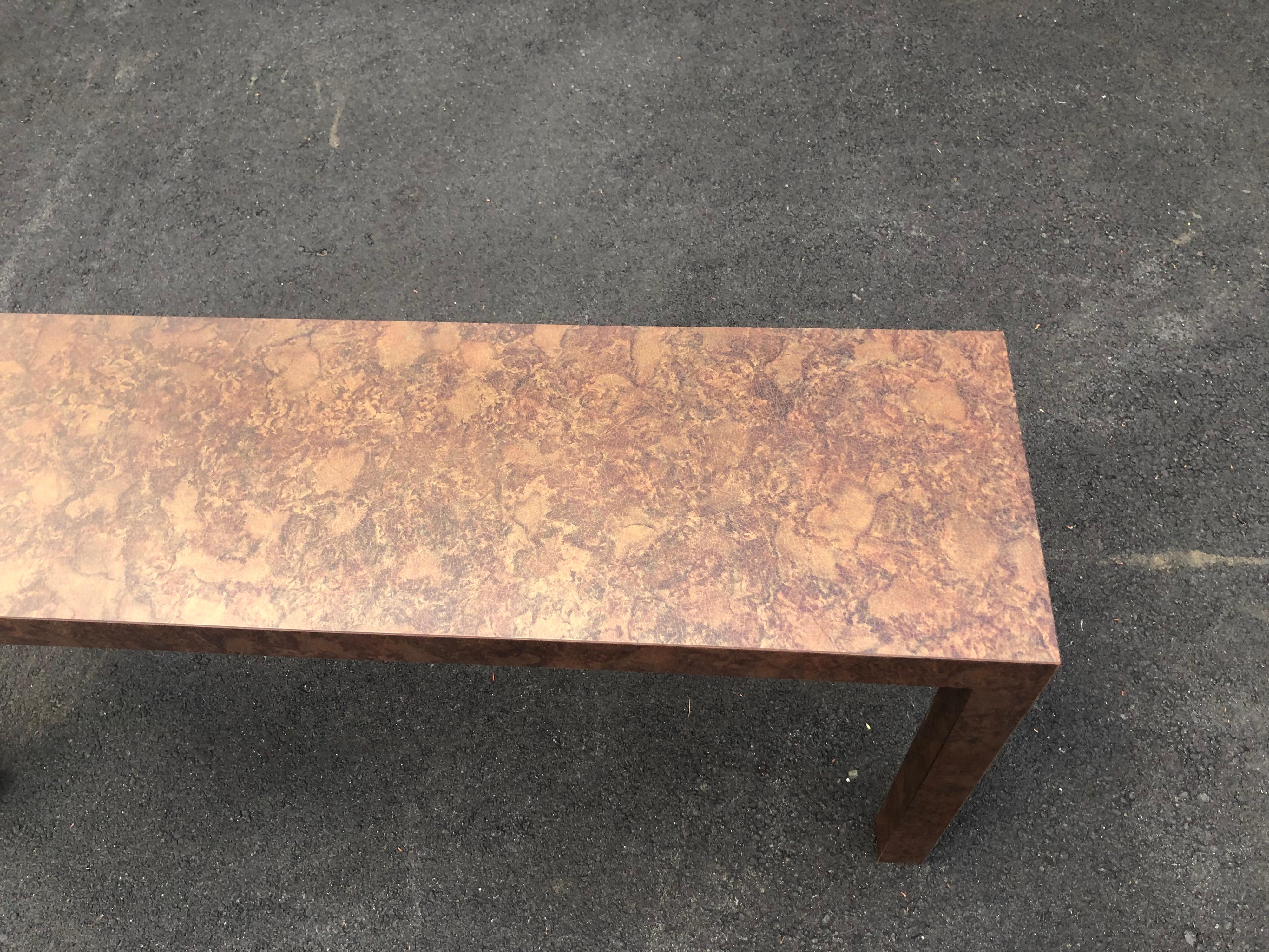 1970’s Parsons Console or Sofa Table 7