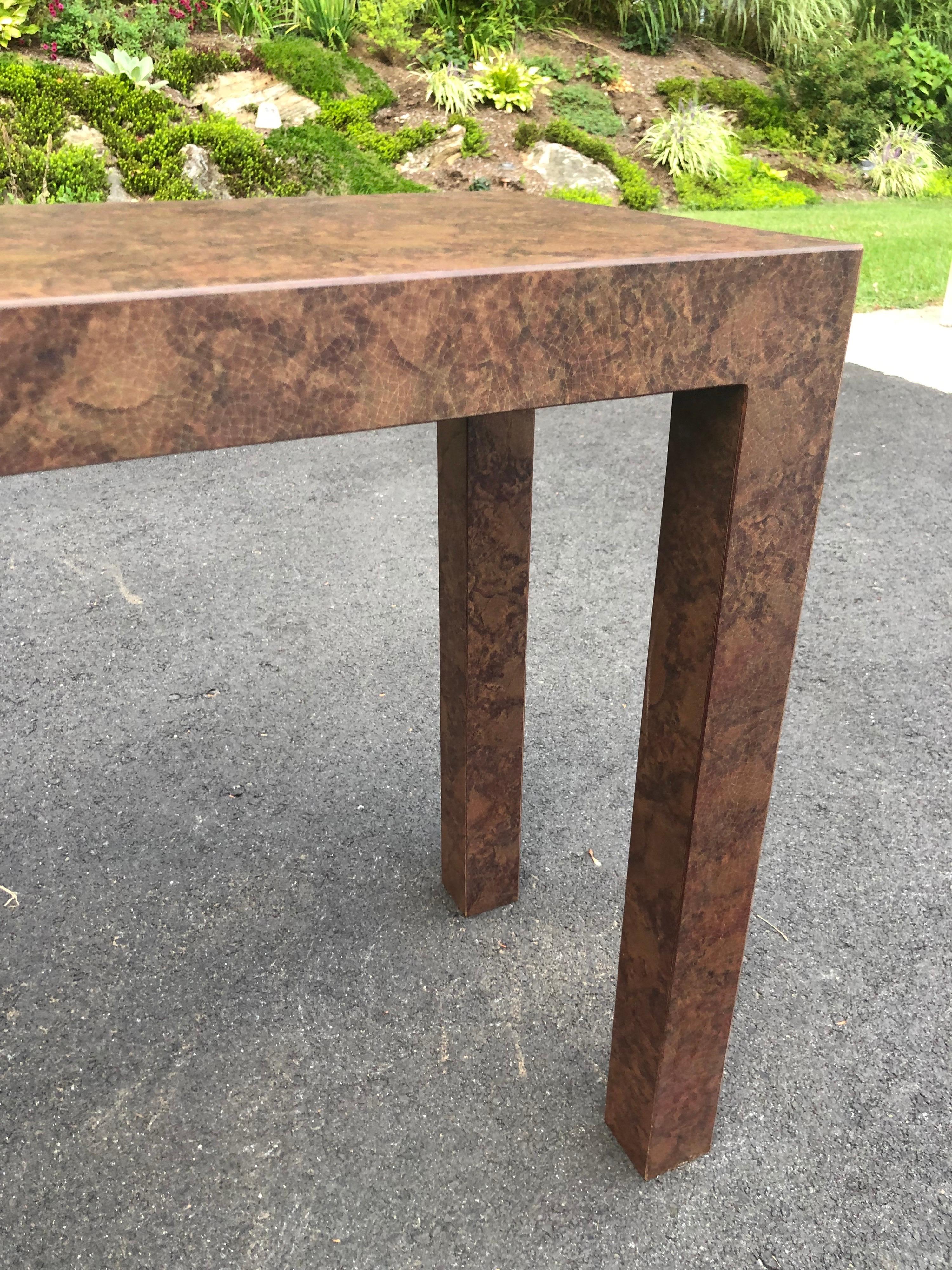 1970’s Parsons Console or Sofa Table 14