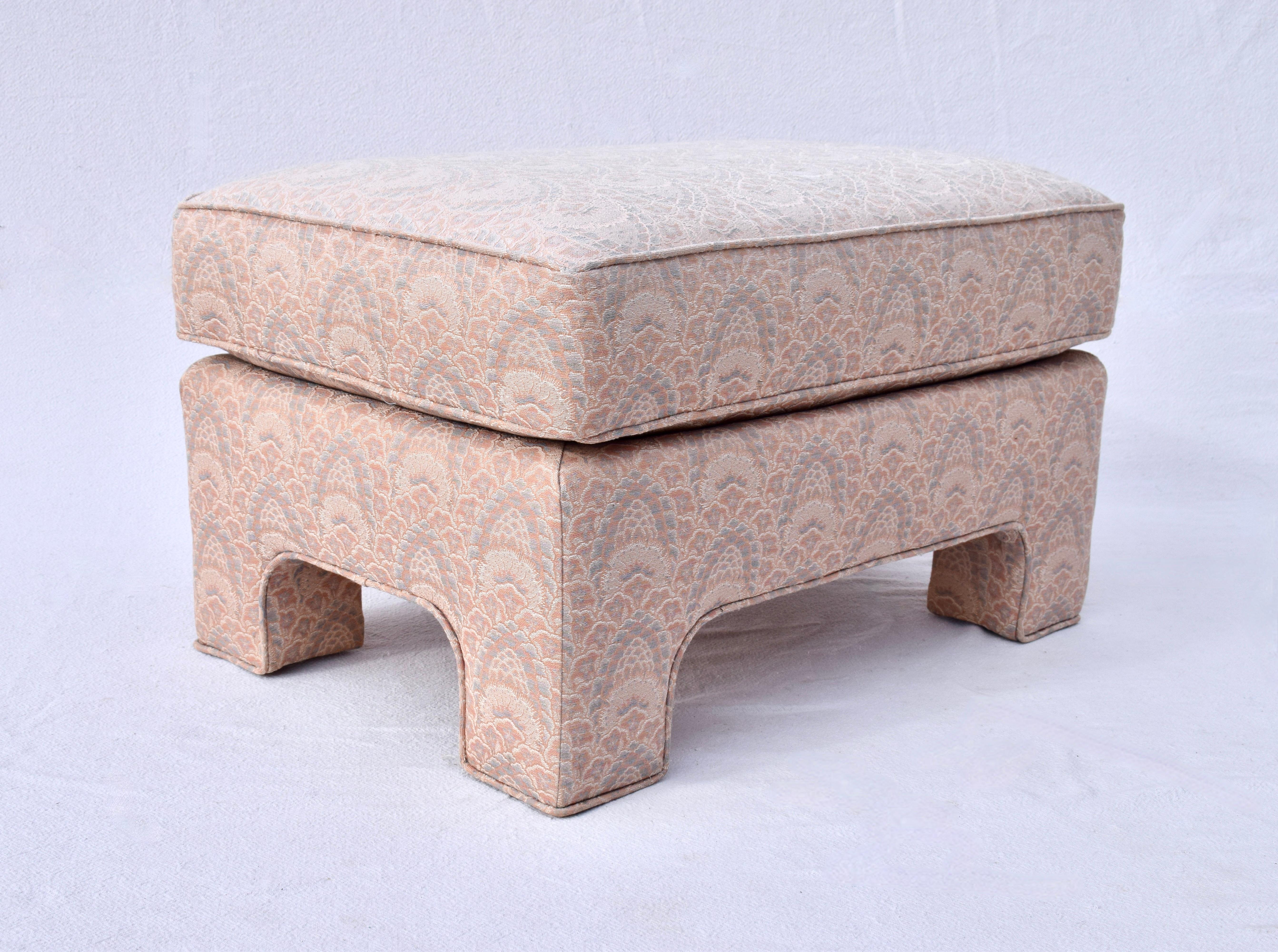 Postmoderne Bancs ottomanes Parsons des années 1970 d'après Milo Baughman en vente
