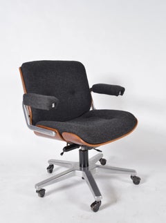 1970er Jahre Pasal Stoll Giroflex Reclining Adjustable Desk Office Chair Karl Dittert