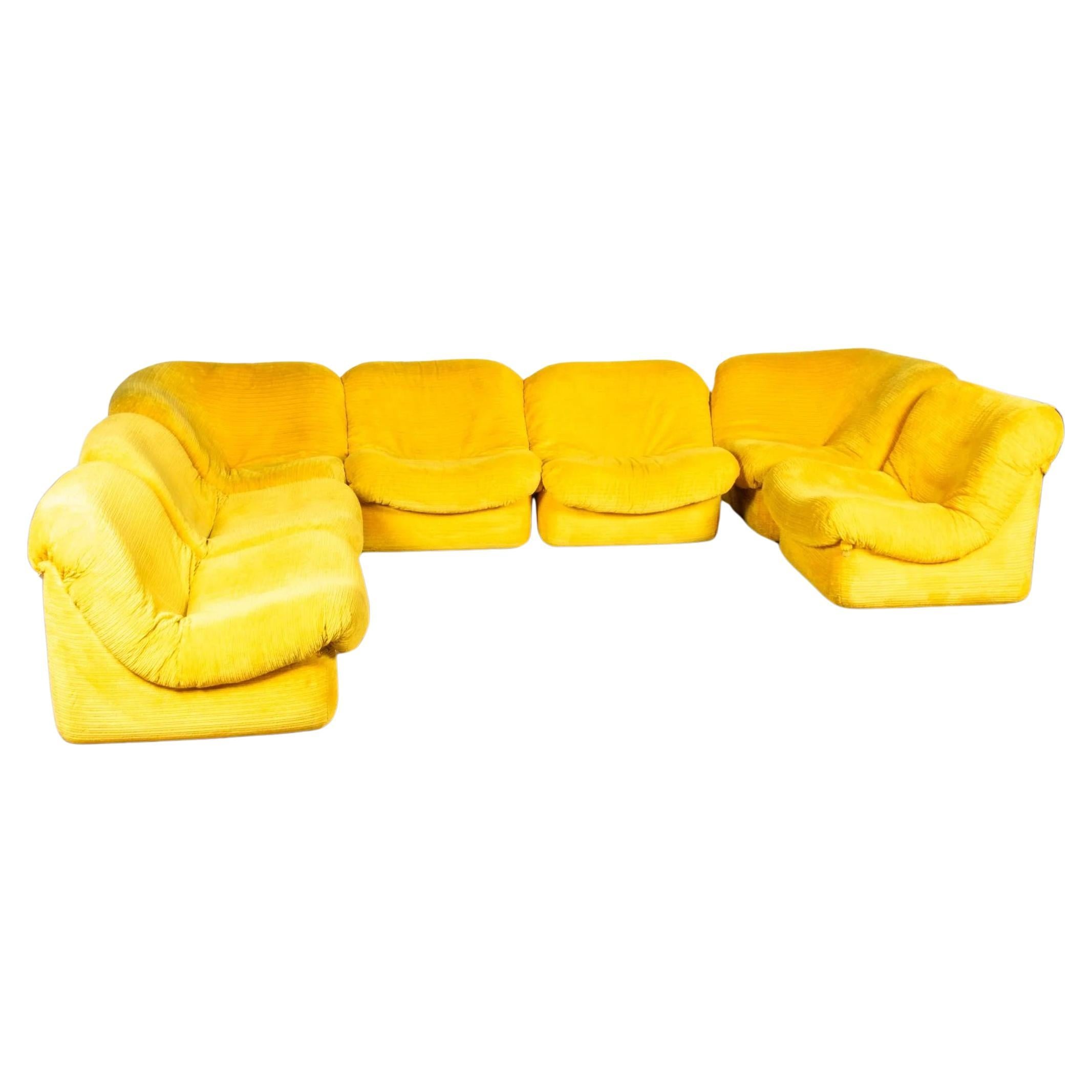 1970s "Patate" 7-Piece Modular Sofa by Airborne For Sale