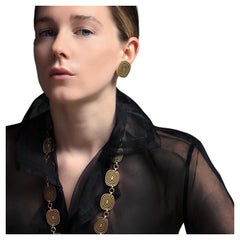 Collana 5 pezzi di gioielli Patek Phillips 1972 Modernista in oro 18 carati e smalto