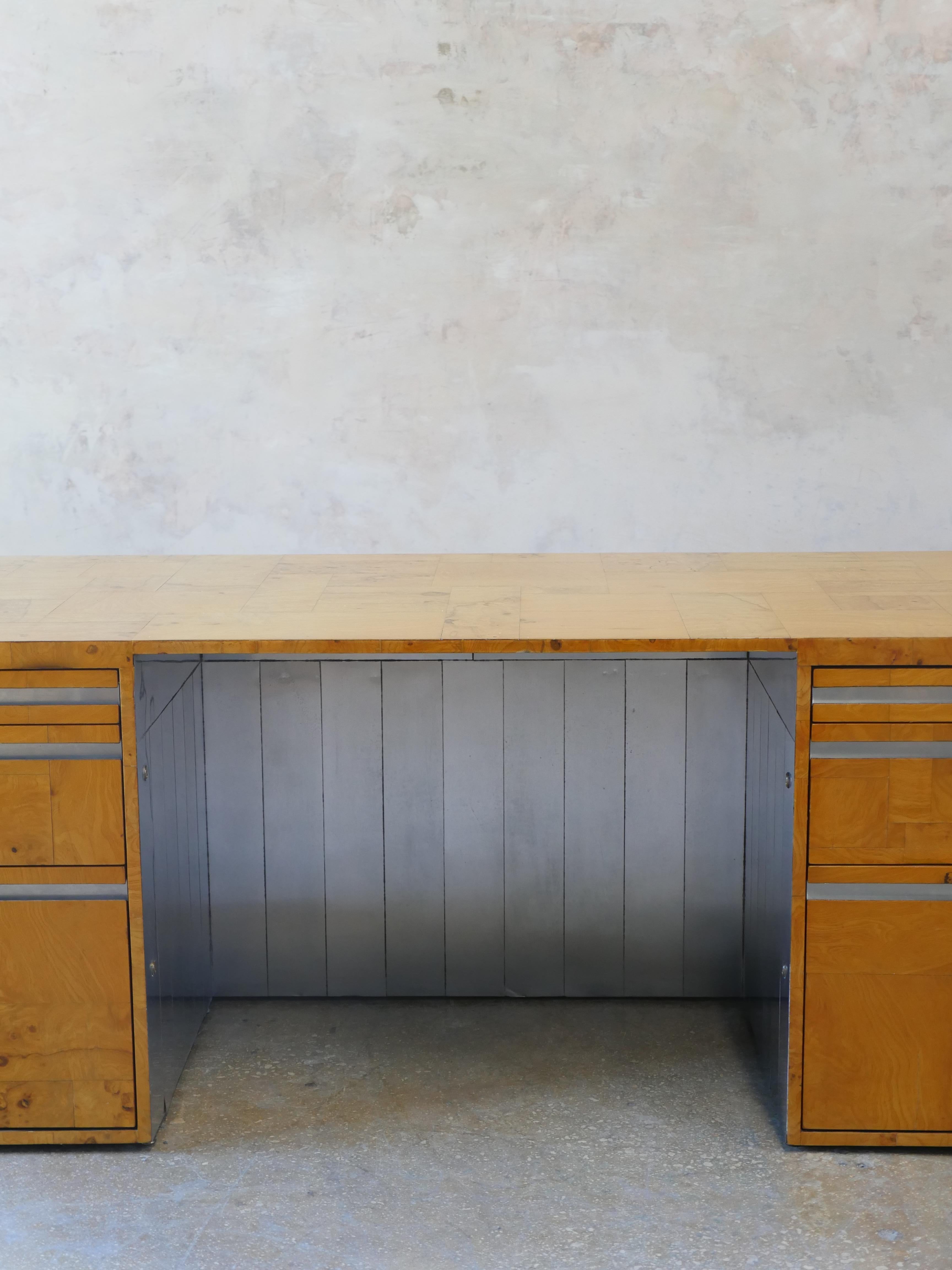 1970s, Paul Evans Studio for Directional Cityscape Executive Desk 5