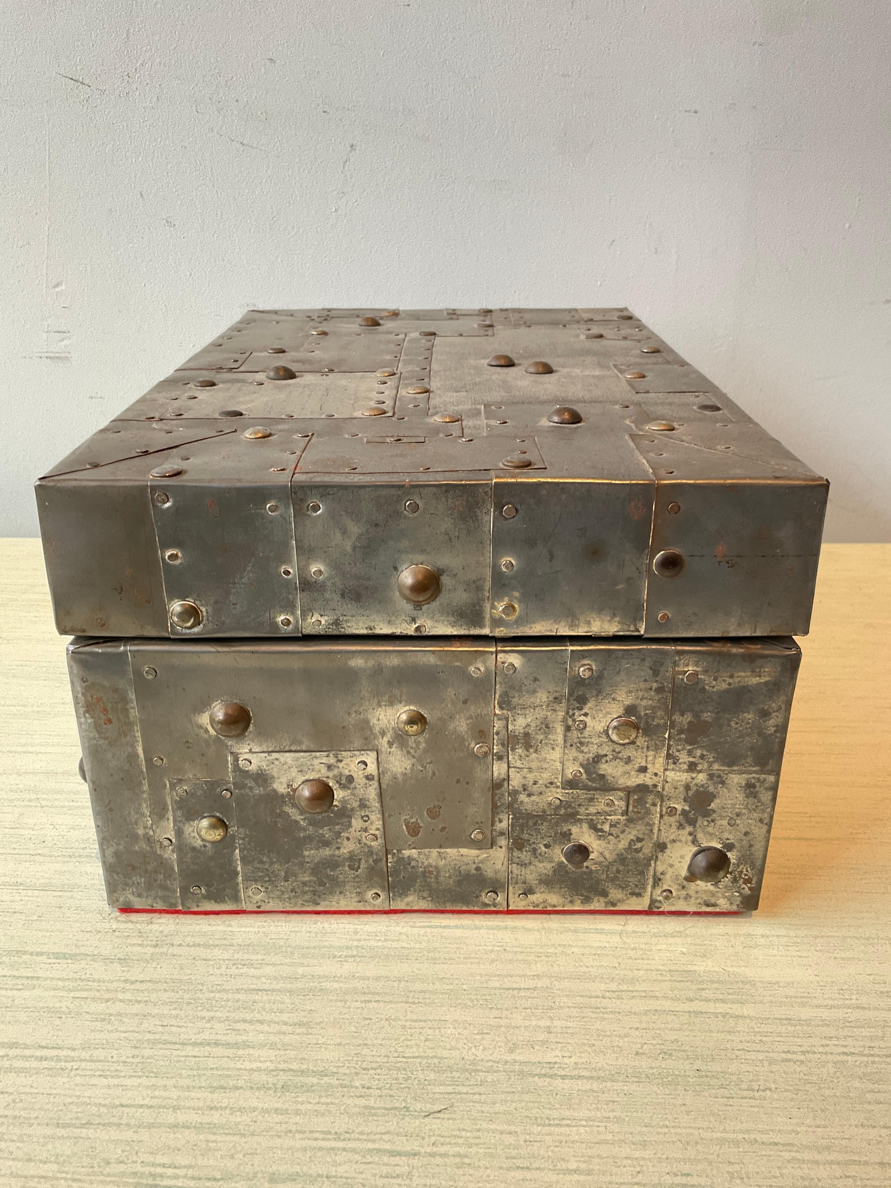 Late 20th Century 1970s Paul Evans Style Steel  Box