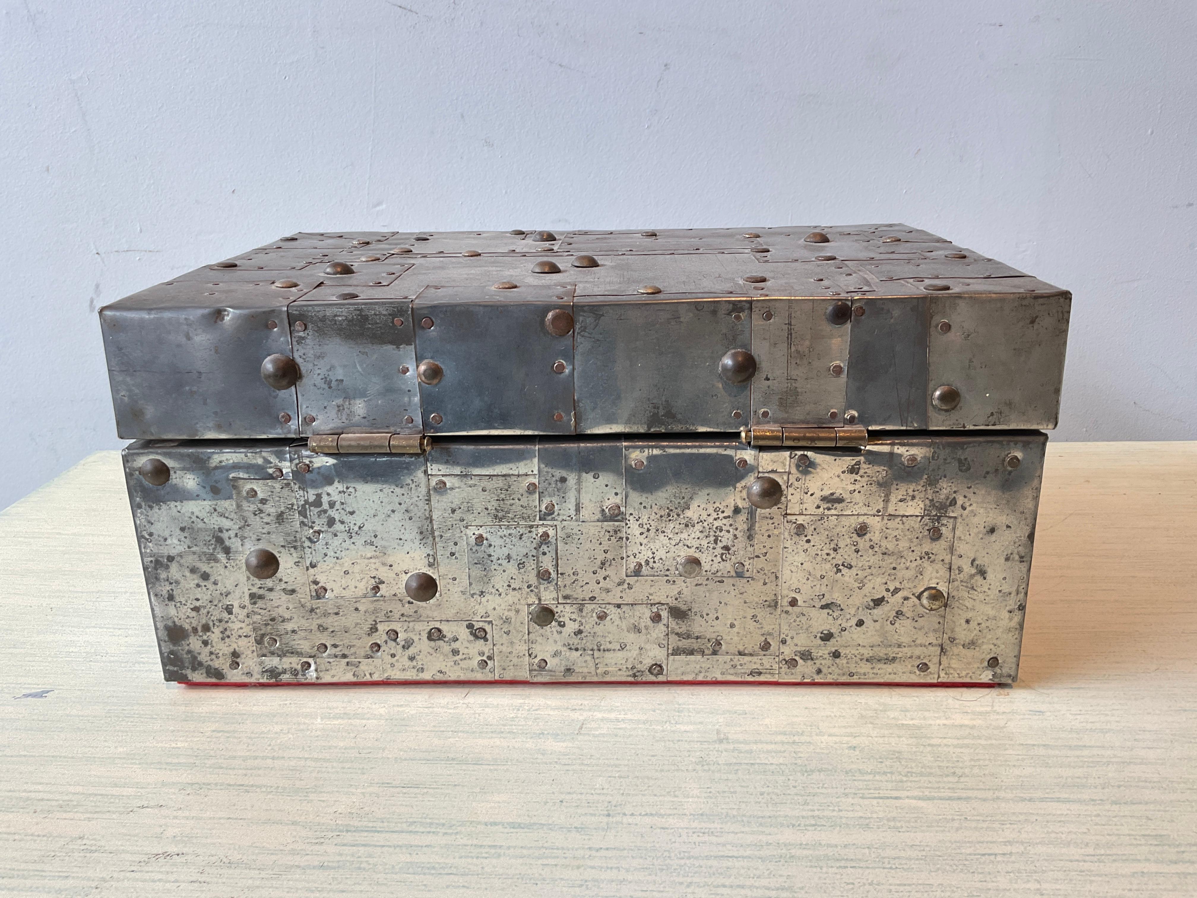 1970s Paul Evans Style Steel  Box 1