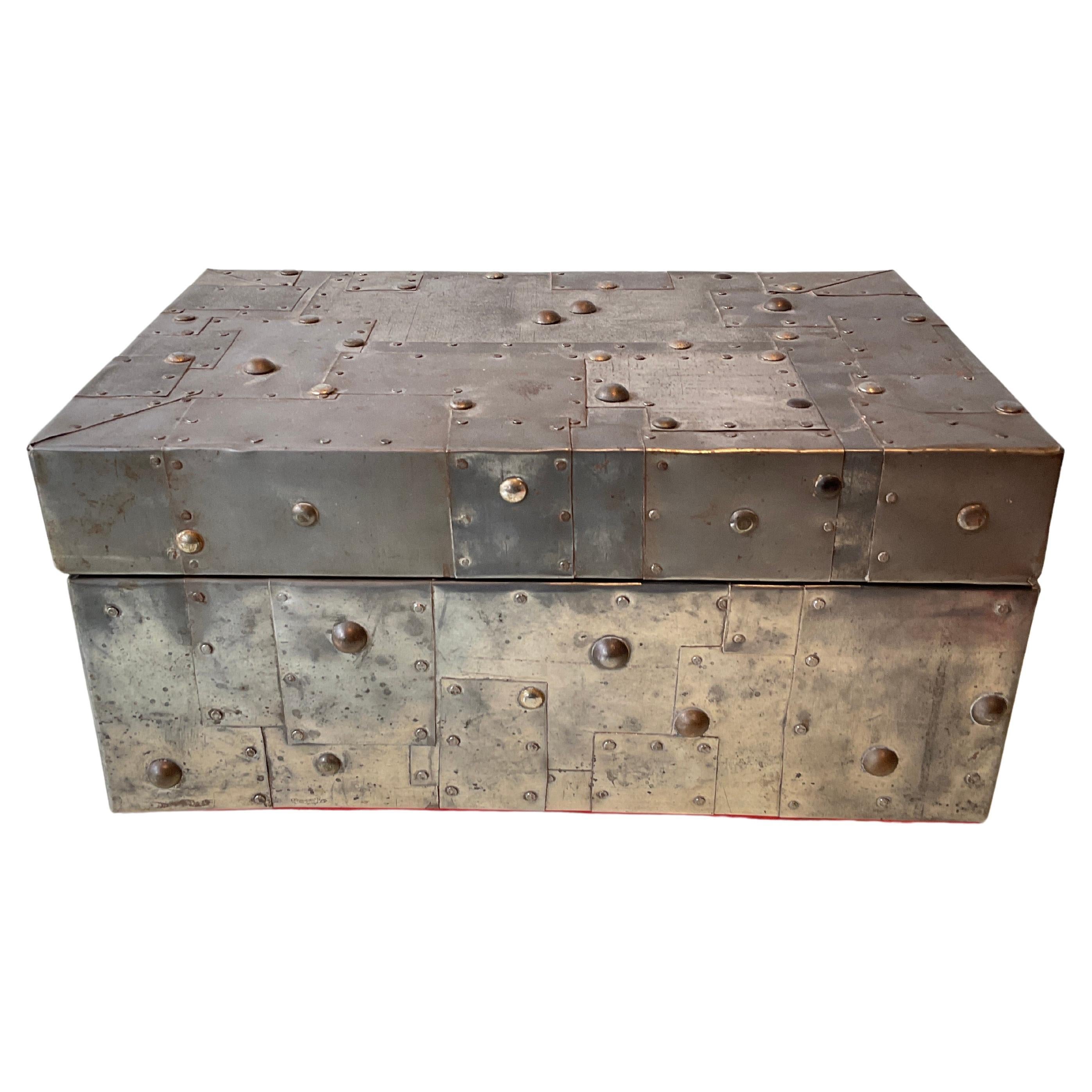 1970s Paul Evans Style Steel  Box