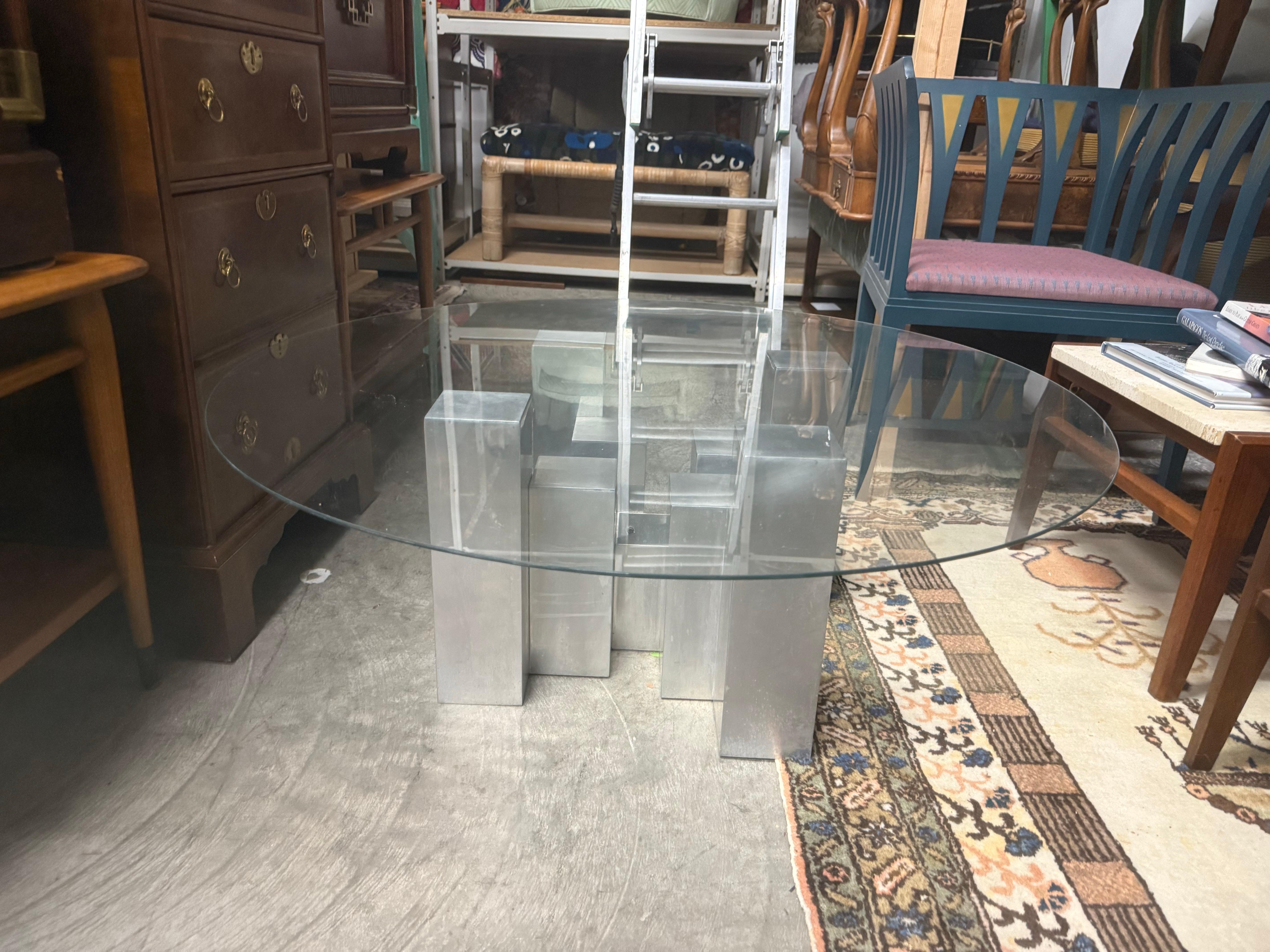 Américain Table basse Skyscraper des années 1970 Paul Mayen pour Habitat en vente