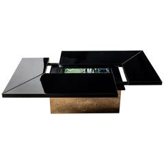 1970s Paul Michel Coffee Table and Dry Bar