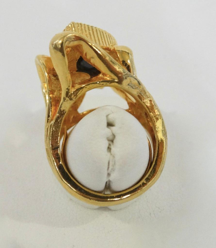  Pauline Rader 1970s Oversized Cocktail Ring In Good Condition In Scottsdale, AZ