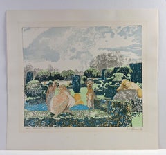 1970s Peaceable Kingdom Revisited Lithograph