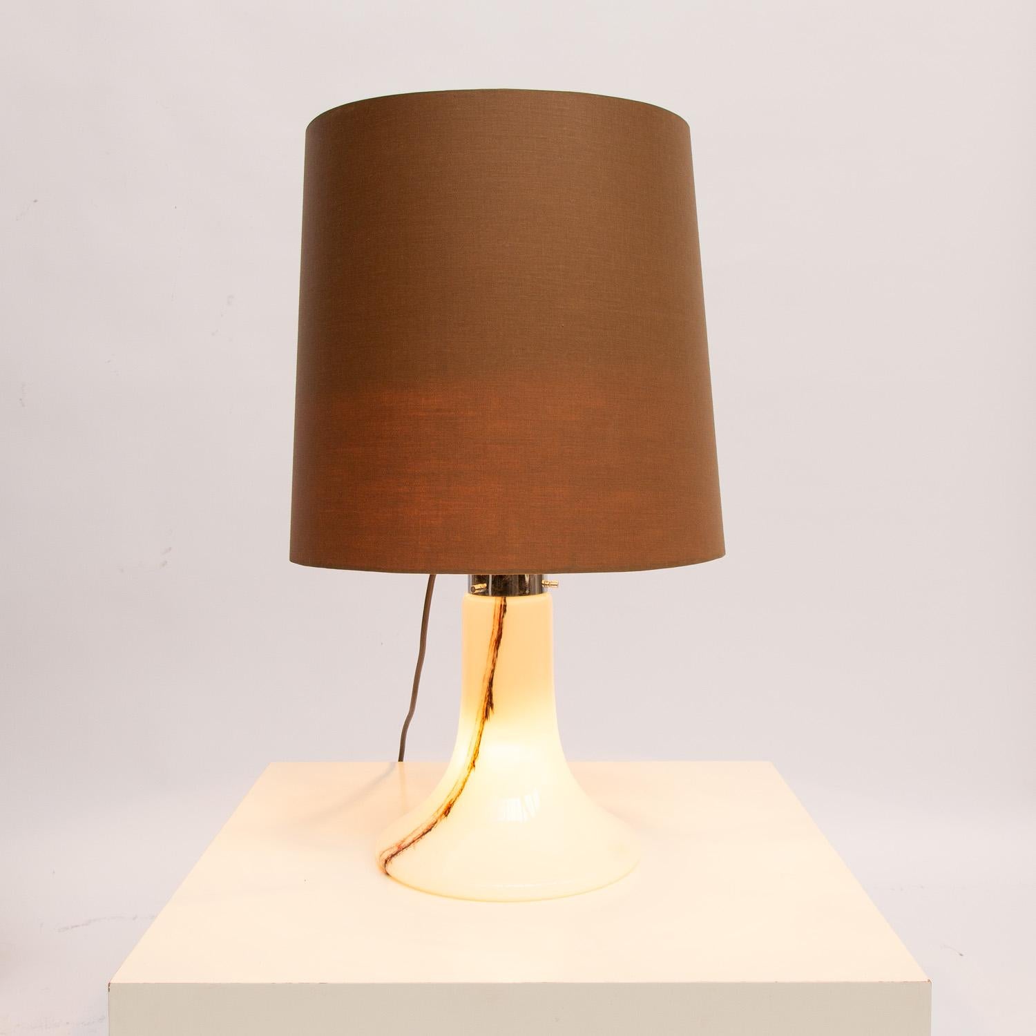 1970er Jahre Peill & Putzler Lido Murano Glas Tischlampe (Deutsch)