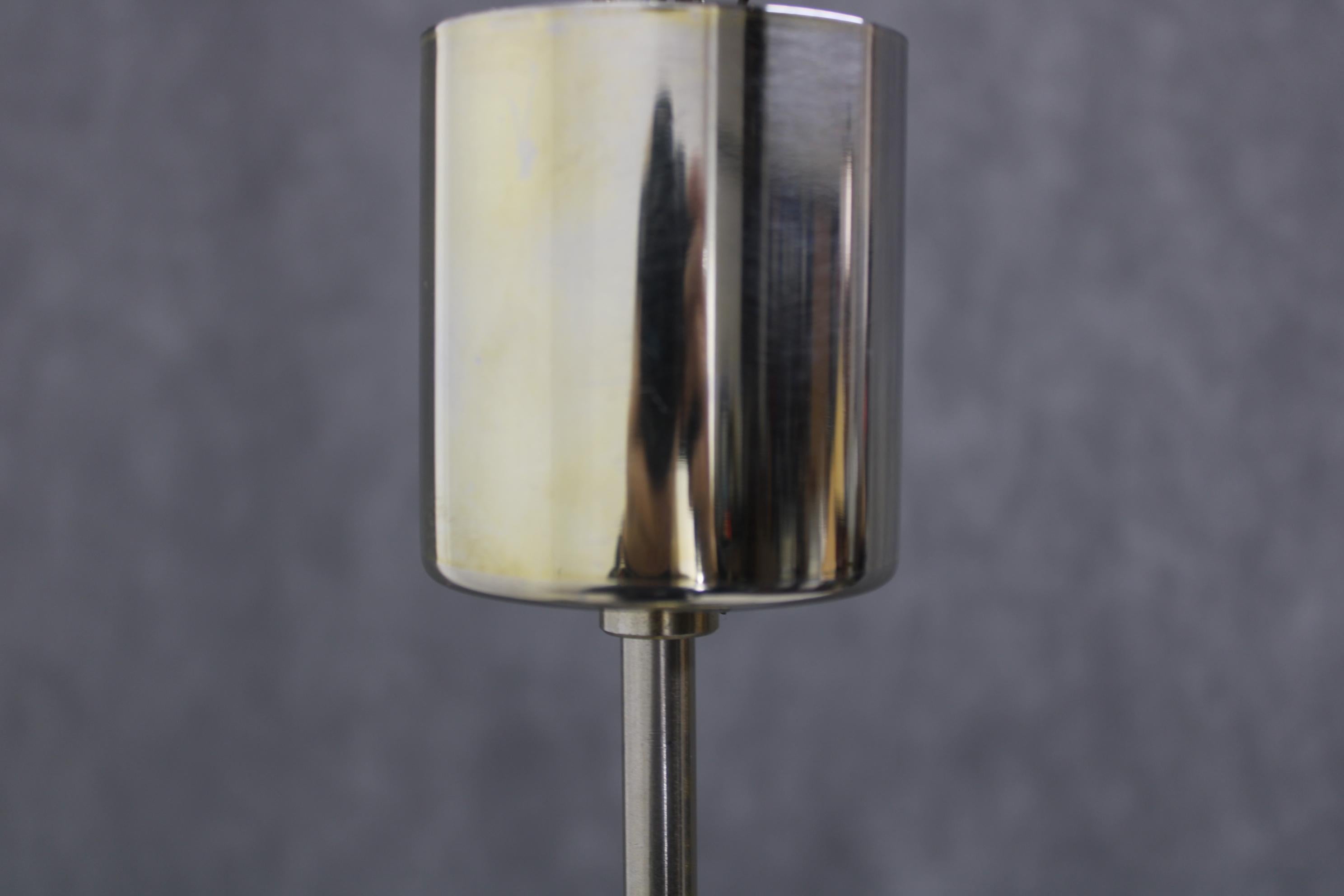 1970s Pendant Brass Light by Kamenicky Senov, Czechoslovakia For Sale 5