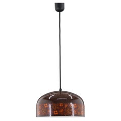 1970s Pendant Lamp with Floral Motiv, Czechoslovakia
