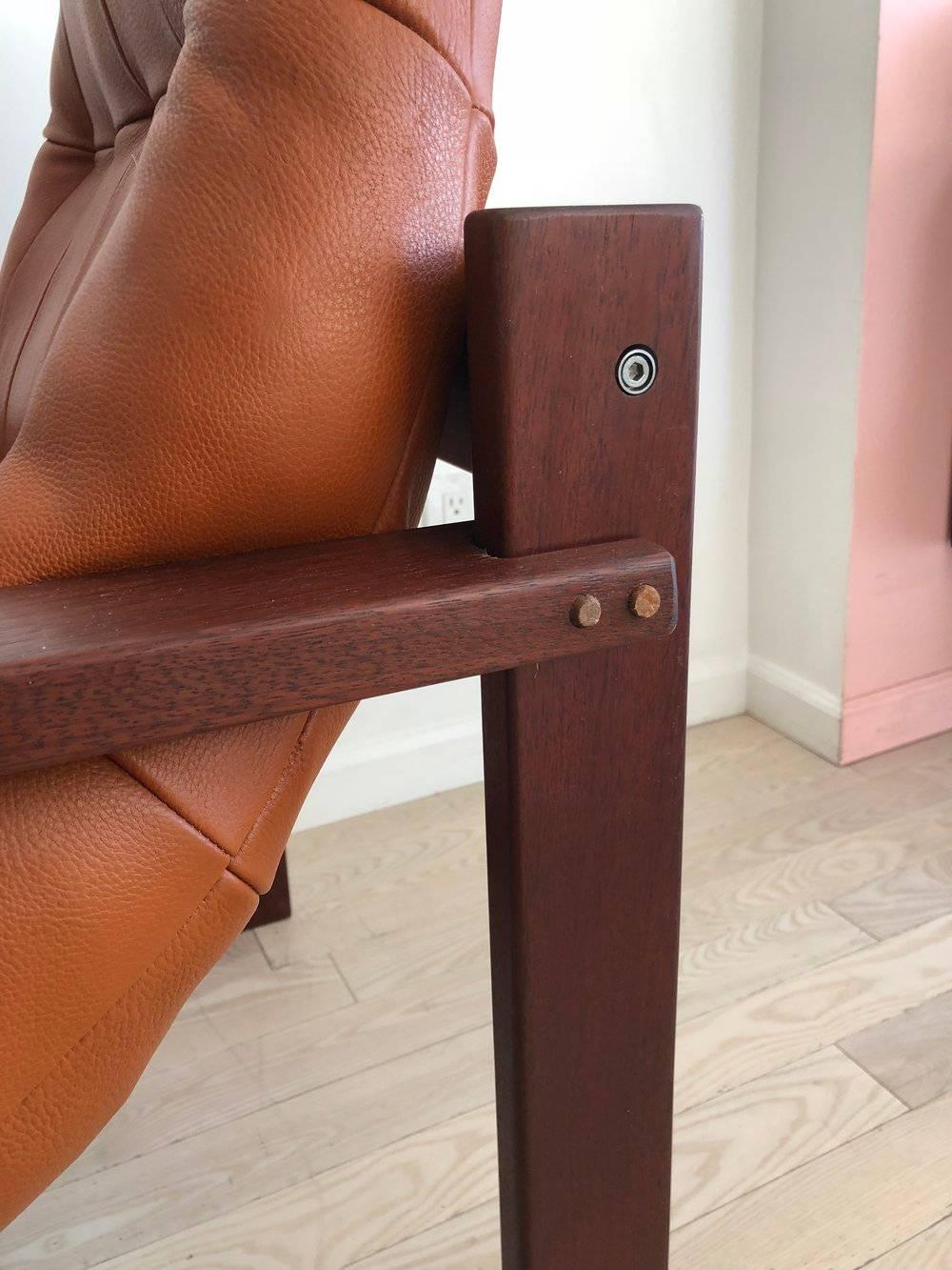 1970s Percival Lafer Brazilian Rosewood and Leather Armchair 6