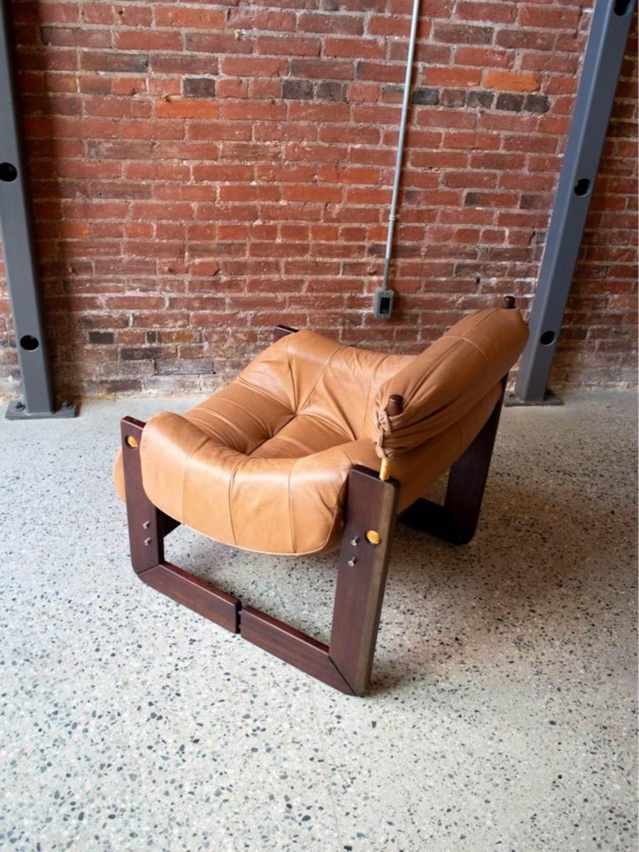 1970s Percival Lafer “MP-97” Chair in Wood and Leather 2