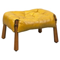 1970s Percival Lafer ‘MP_81’ Ottoman in Rosewood and Leather