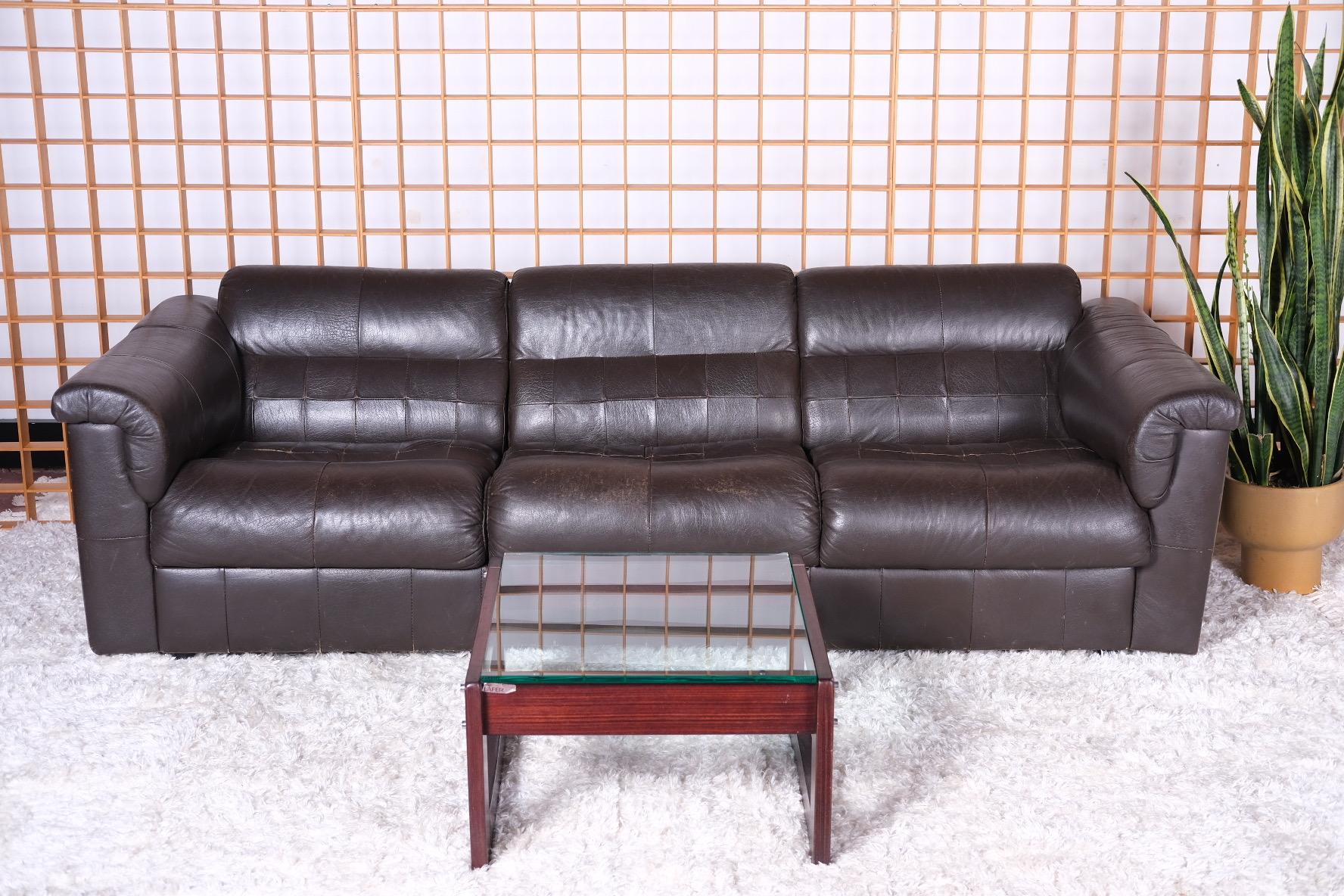 Percival Lafer Patchwork Leather Sofa For Sale 5