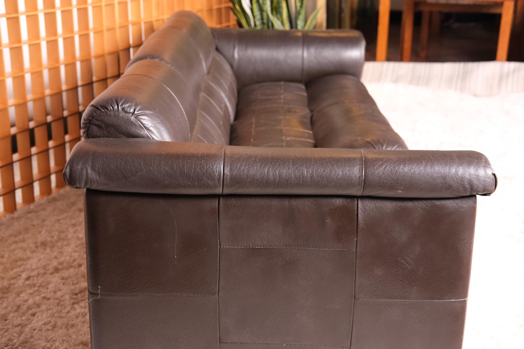 Percival Lafer Patchwork Leather Sofa For Sale 1