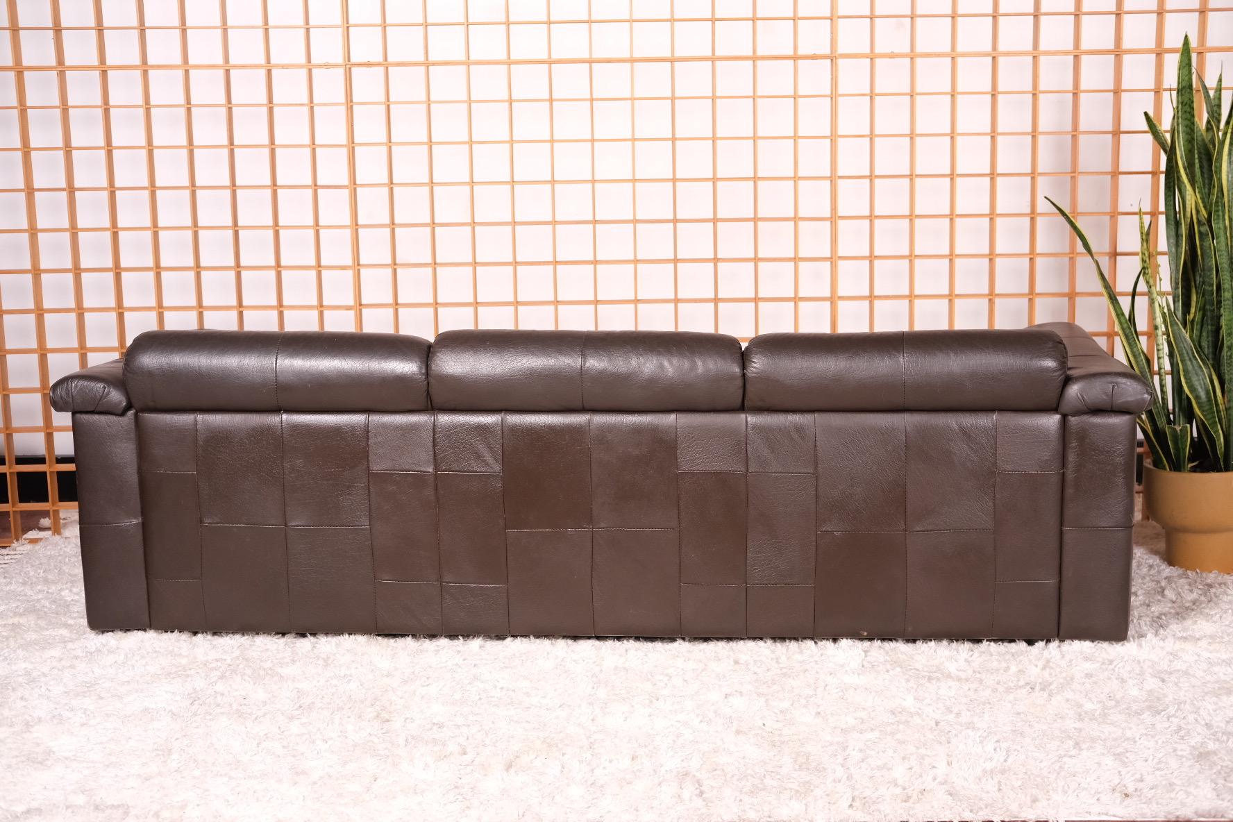 Percival Lafer Patchwork Leather Sofa For Sale 3