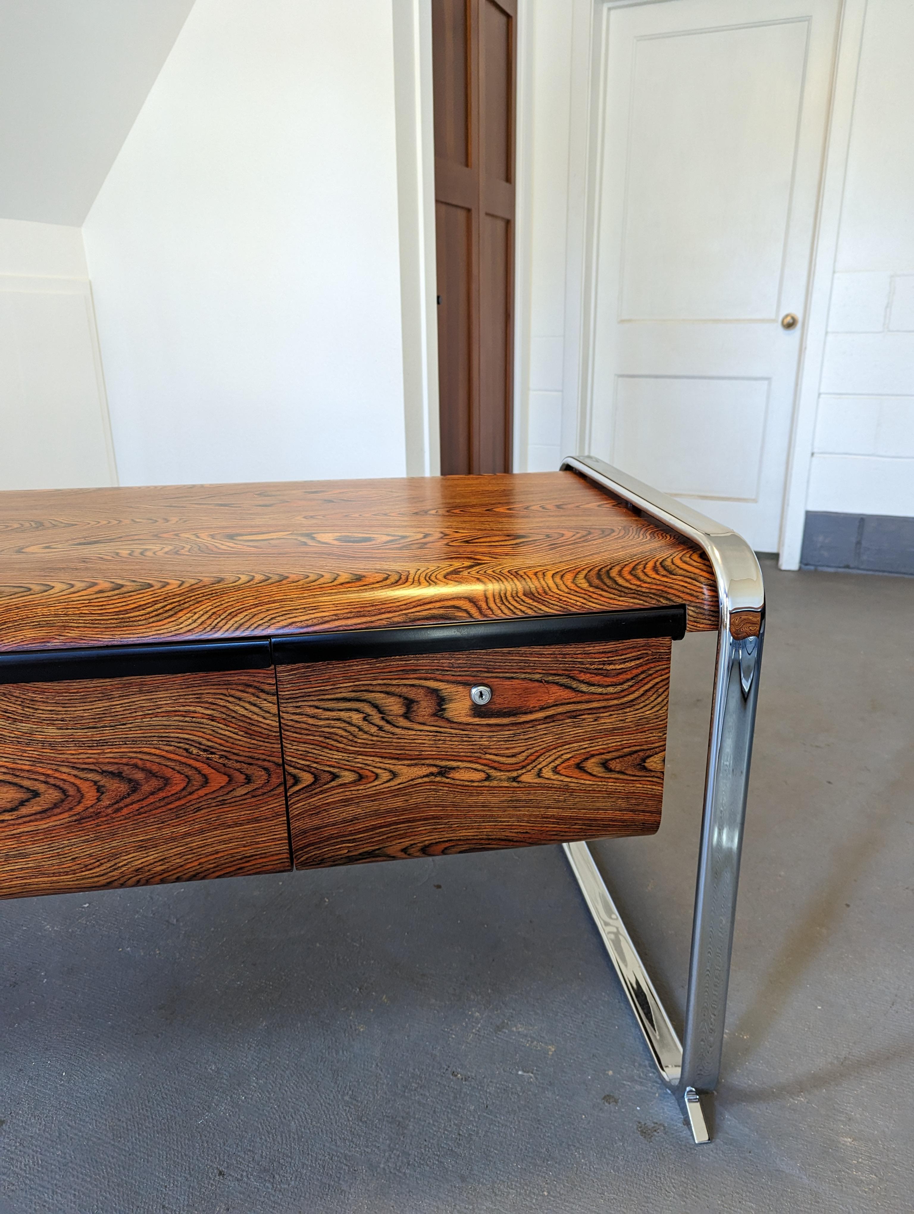 1970s Peter Protzman for Herman Miller Zebrawood Credenza For Sale 2