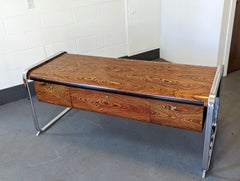 1970s Peter Protzman for Herman Miller Zebrawood Credenza