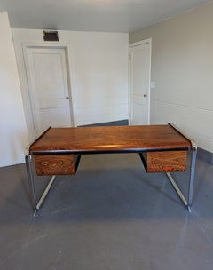 Chefschreibtisch aus Zebraholz, Peter Protzman für Herman Miller, 1970er Jahre