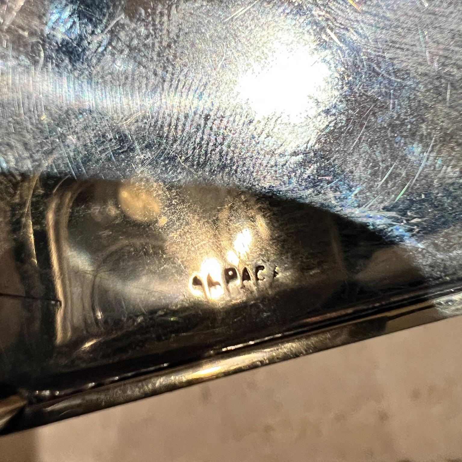1970 Pequeña Caja de Baratijas de Plata Madreperla y Abulón México en venta 2