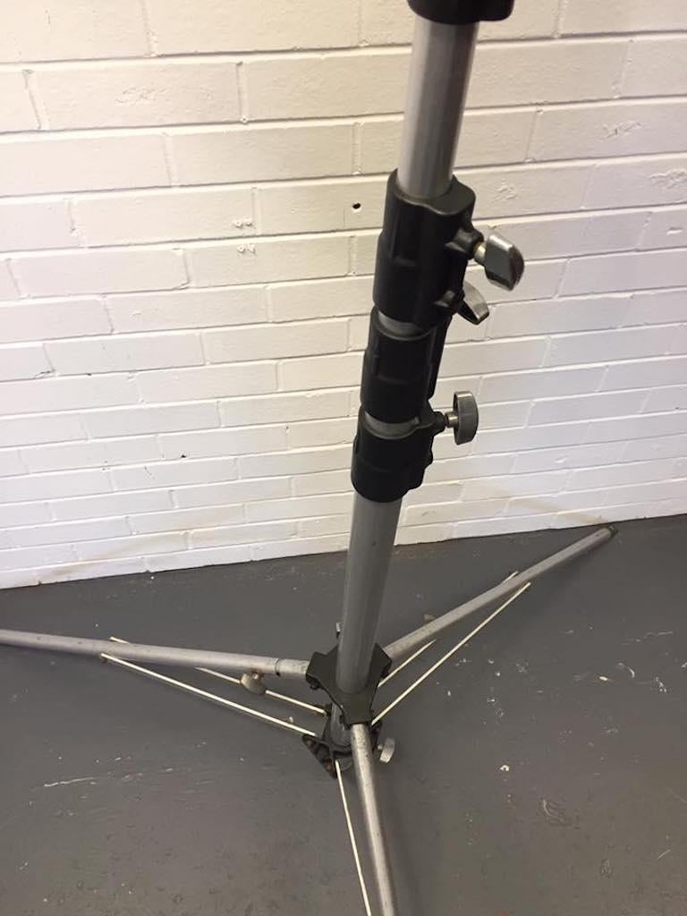 1970s Phillips Vintage Industrial Silver Warehouse Funnel Light In Good Condition For Sale In Cromer, AU