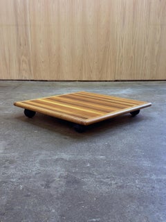 1970s Pianura Side/Coffee Table Square by Mario Bellini for Cassina in Italian w