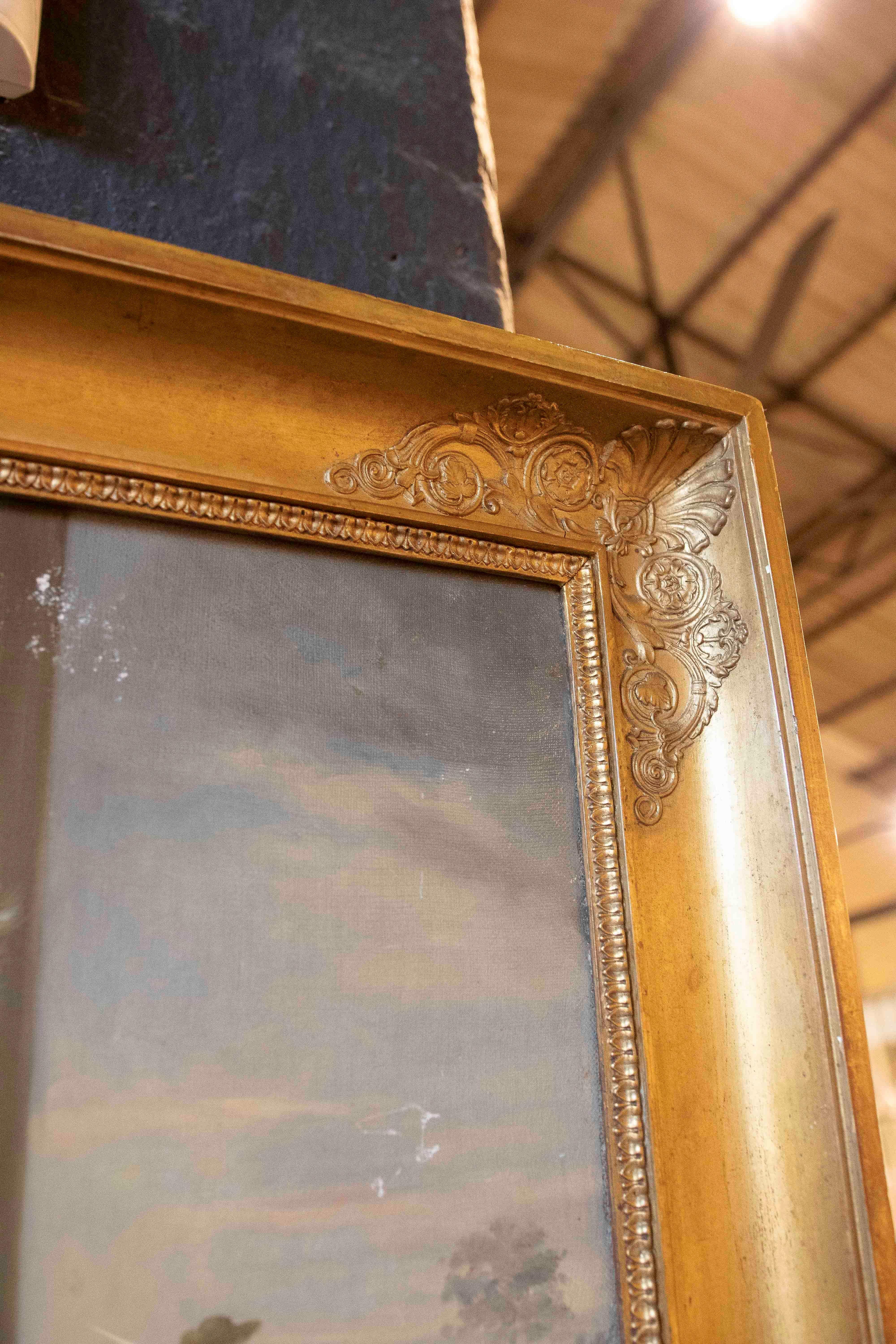 1970s Picturesque Portrait by Th. Poncelet: Anthropomorphized Dog Framed in Gold 4