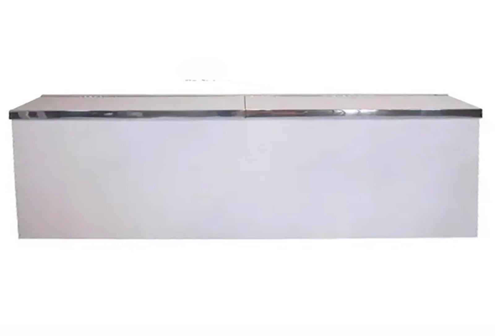 Aluminum 1970s Pierre Cardin Art Deco Queen Size Bed Headboard and Platform Bed For Sale