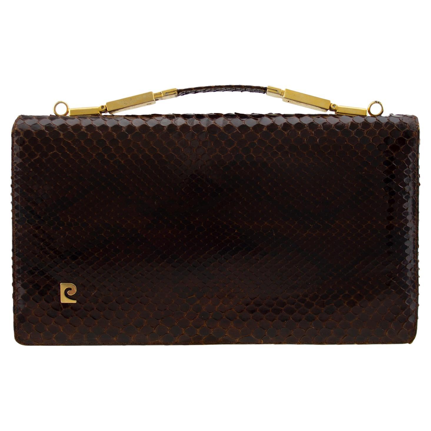 Are Pierre Cardin bags real leather?