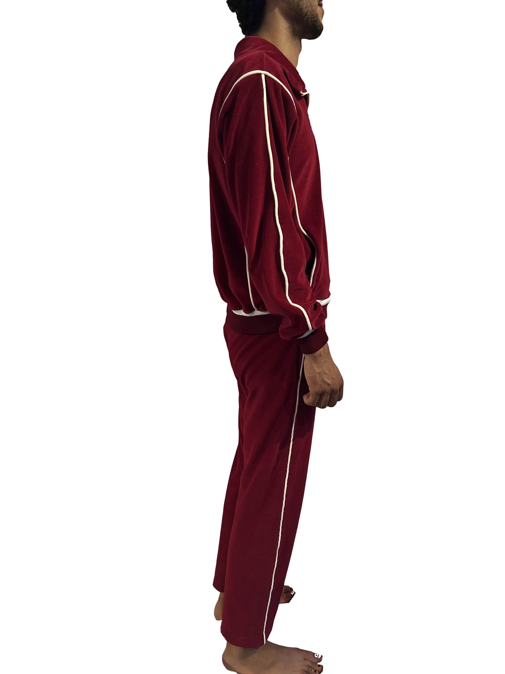 pierre cardin velour tracksuit