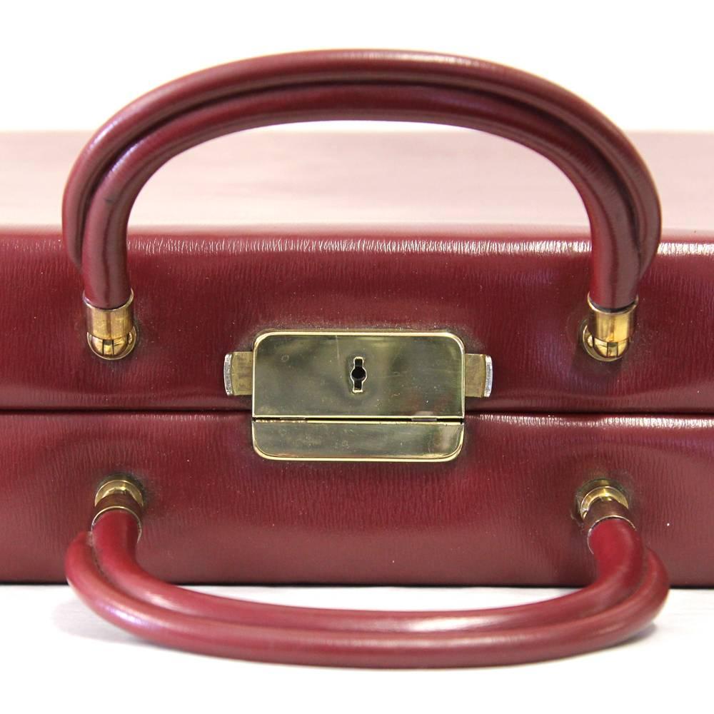 1970s Pierre Cardin Leather Briefcase In Good Condition In Lugo (RA), IT