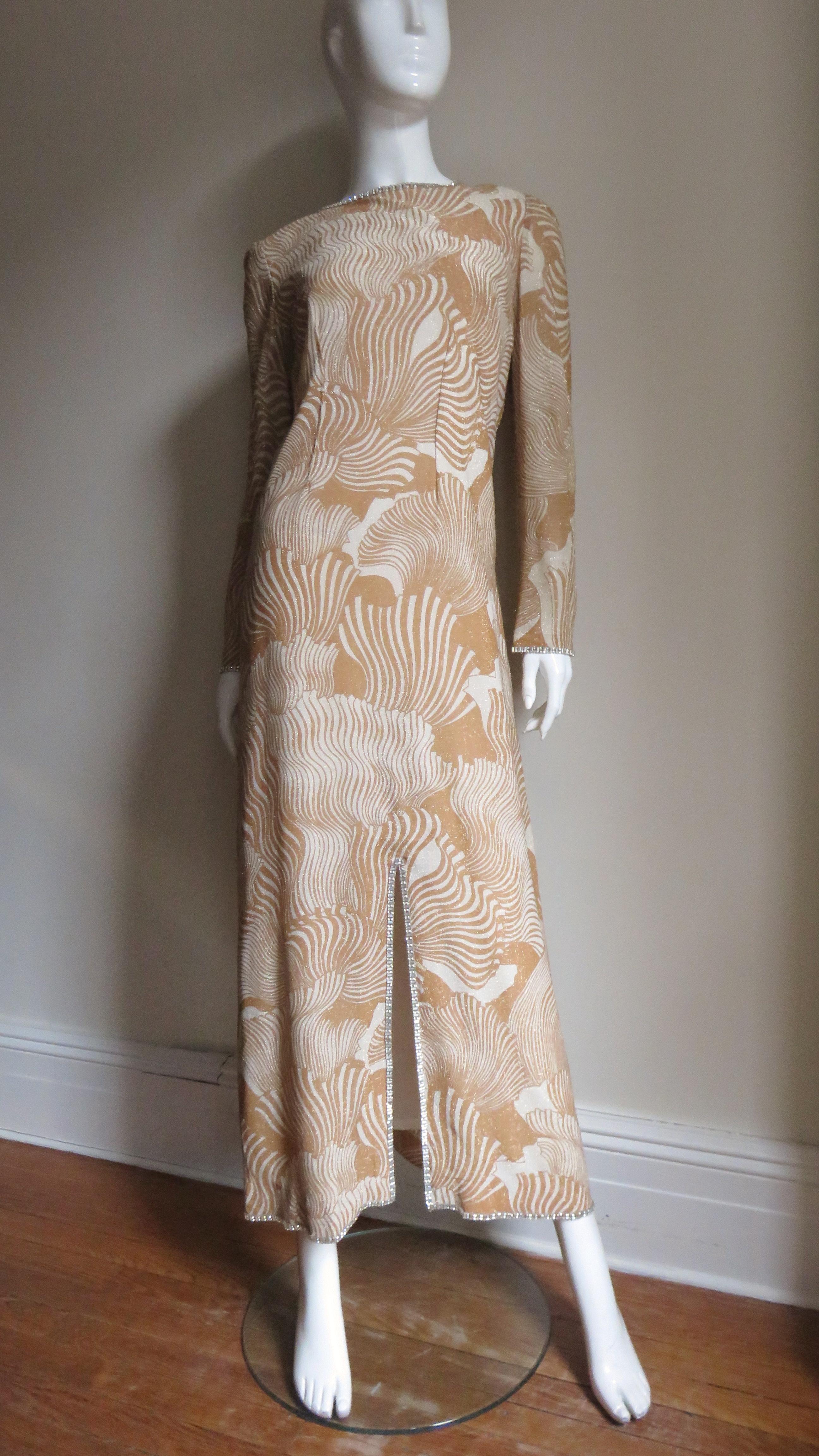 Pierre Cardin Maxi Dress 1970s For Sale 4