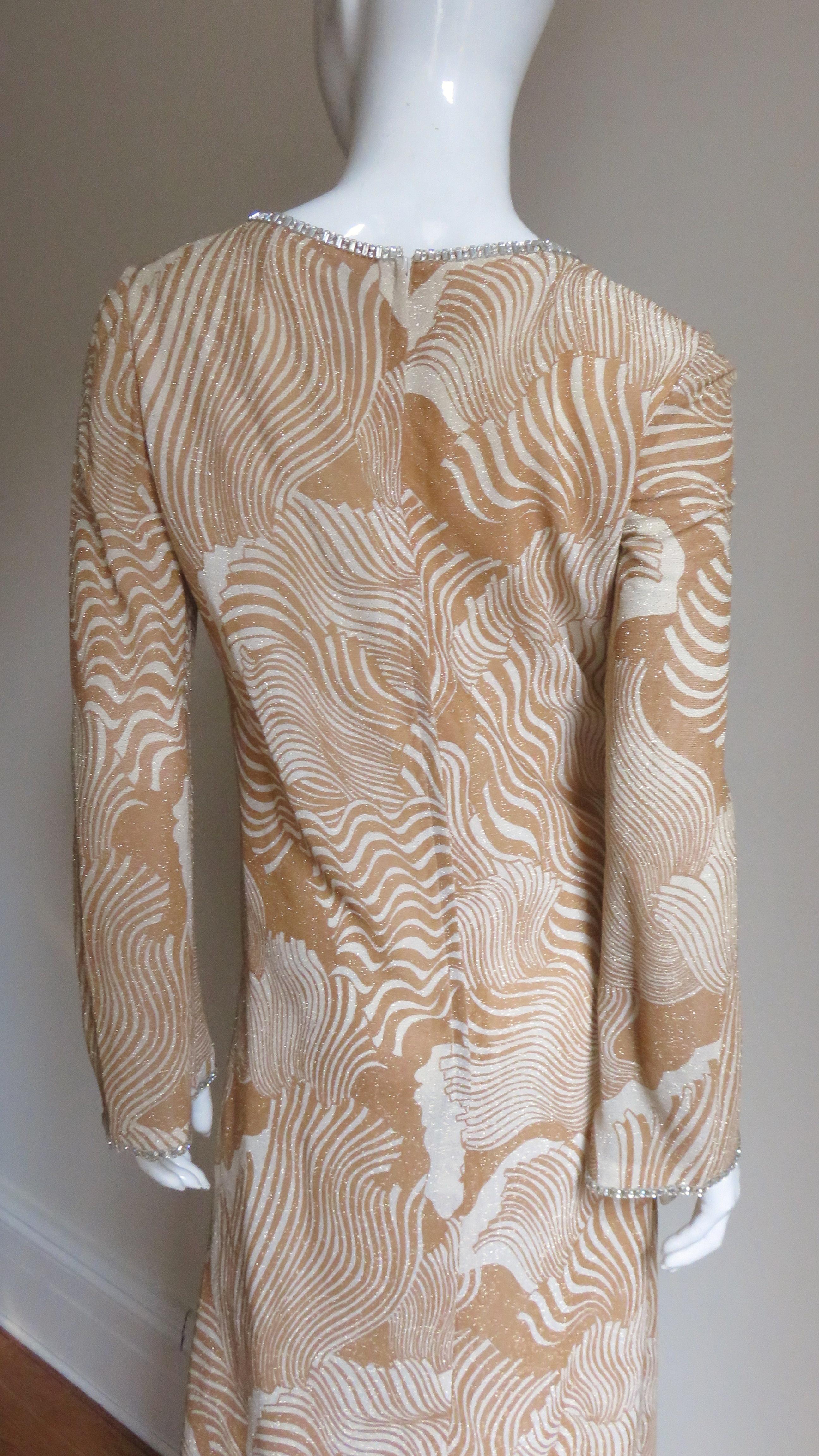 Pierre Cardin Maxi Dress 1970s For Sale 5