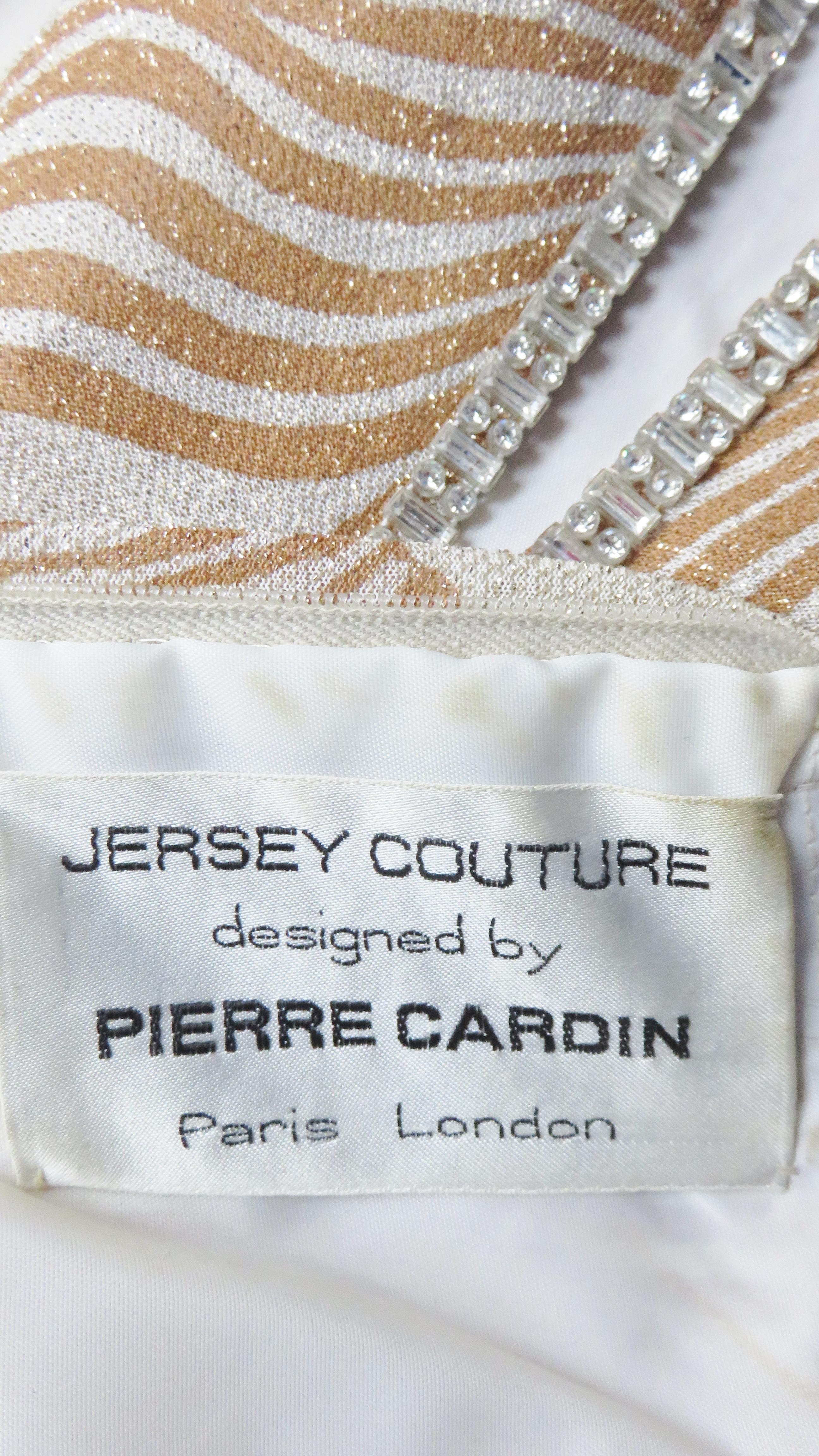 Pierre Cardin Maxi Dress 1970s For Sale 9