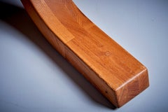 1970s Pierre Chapo T40 Extendable Dining Table in Elm Wood Round / Oval