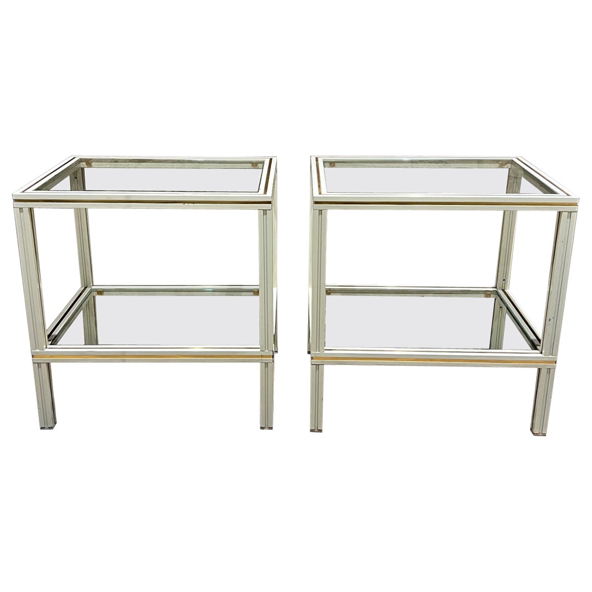 1970s Pierre Vandel French Side Tables Paris