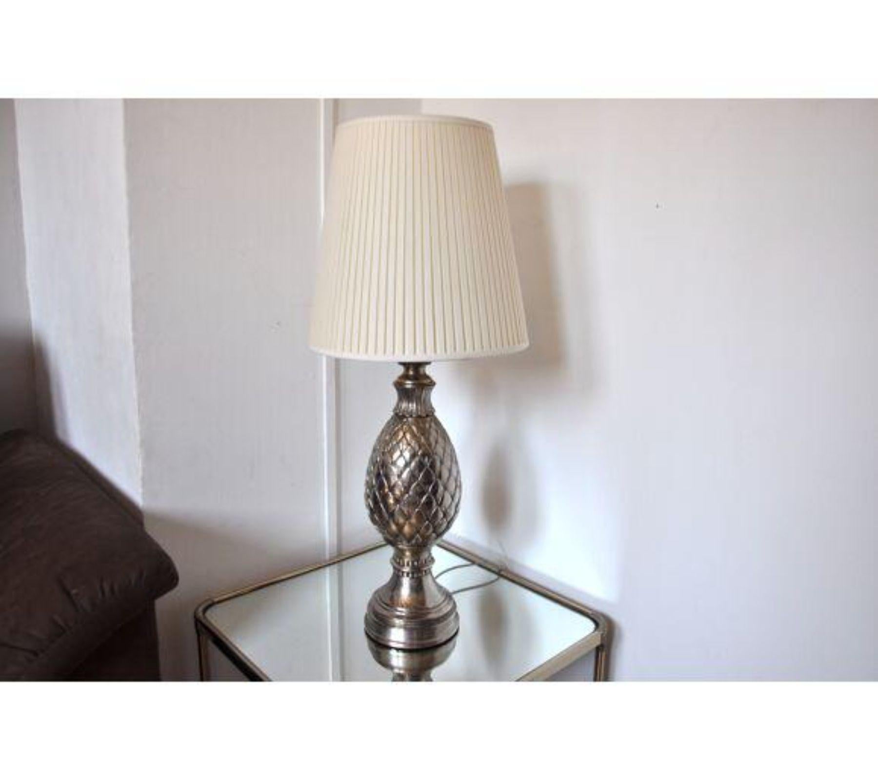 Hollywood Regency 1970s Pineapple Regency Table Lamp, France For Sale