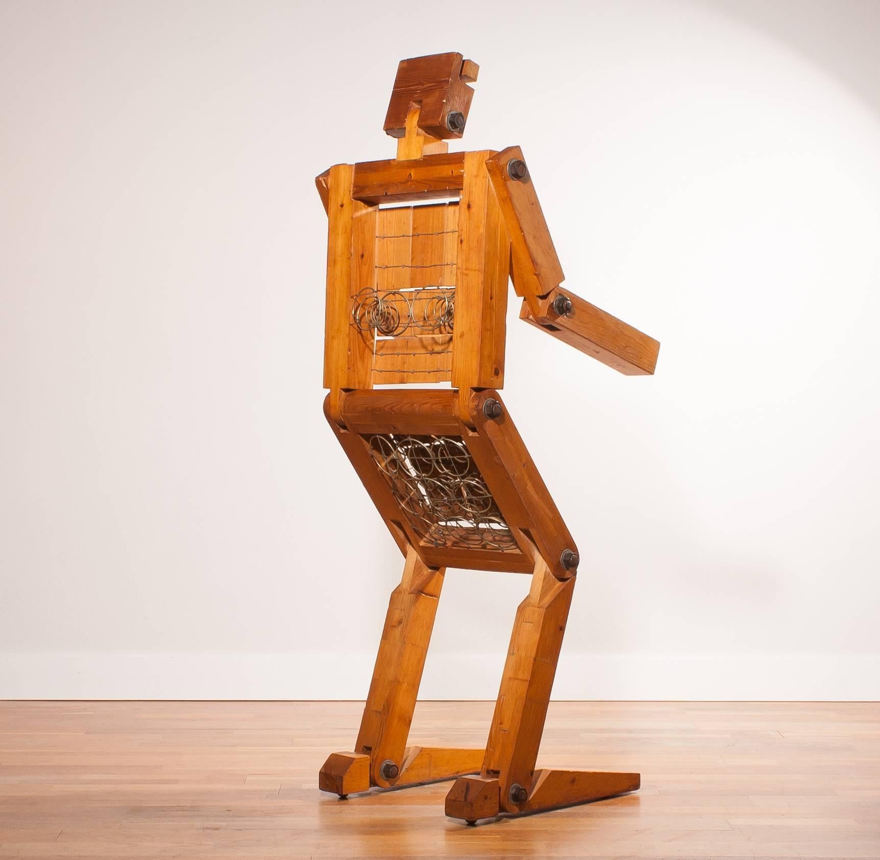 1970s, Pinewood Robot Chair 3
