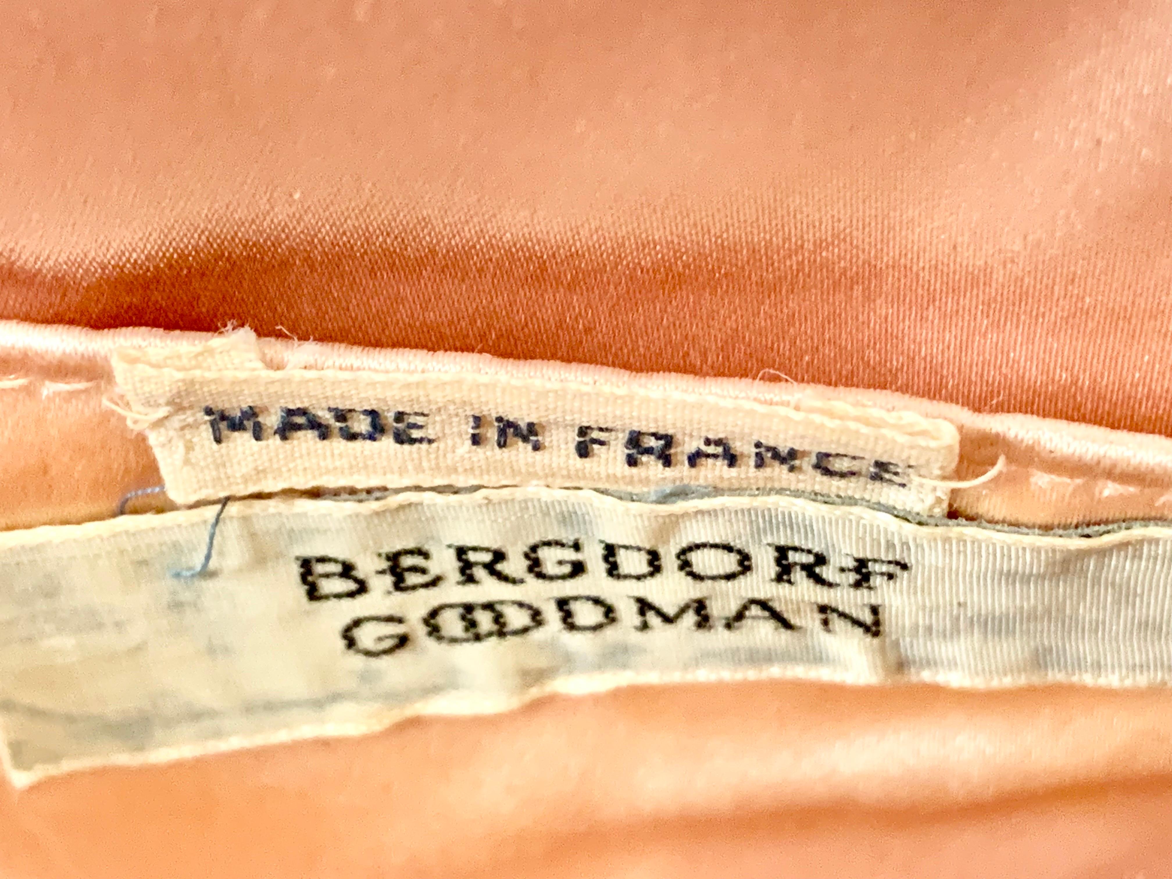 1970's Pink Silk Rose Petal Handbag Made in France for Bergdorf Goodman 9