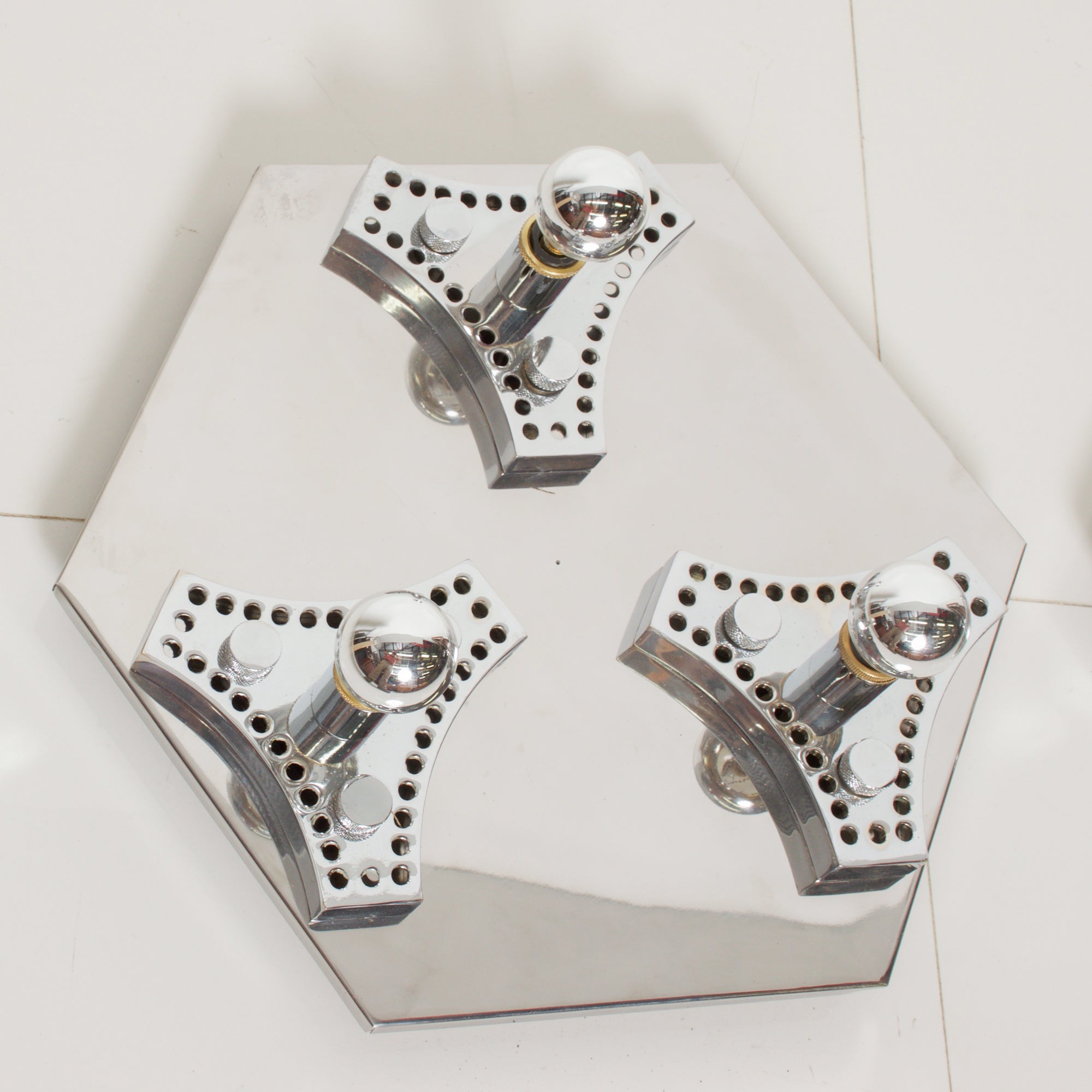1970s Plafonnier  Wall Sconce after Gaetano Sciolari Italy