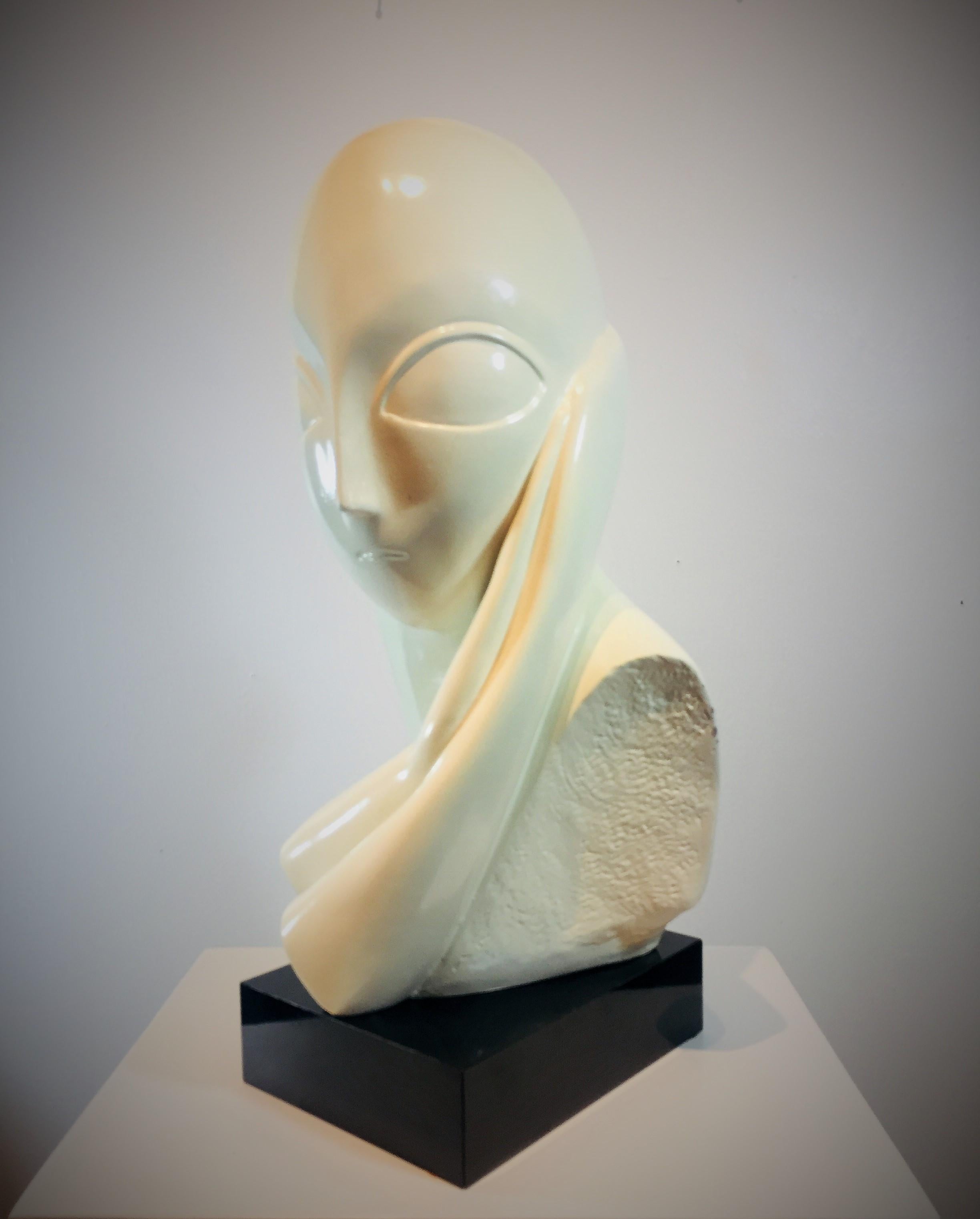 20th Century 1970s Plaster Female Sculpture