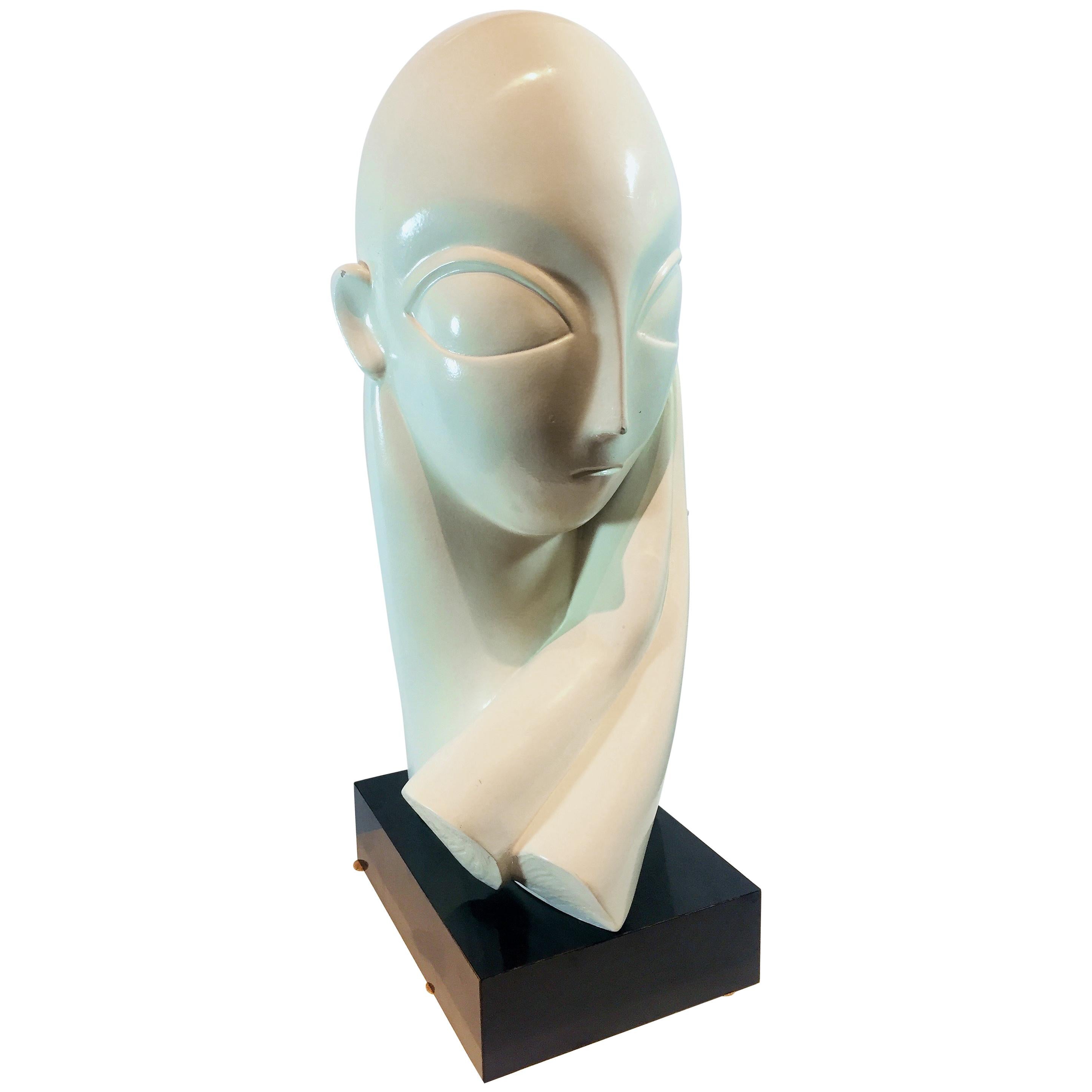 1970s Plaster Female Sculpture