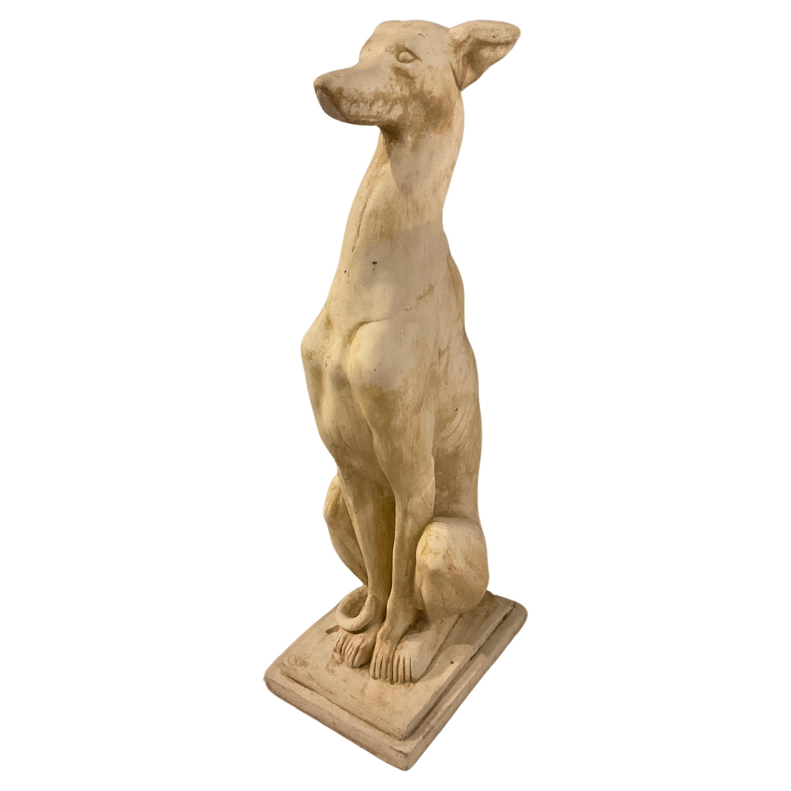 1970s Plaster Greyhound