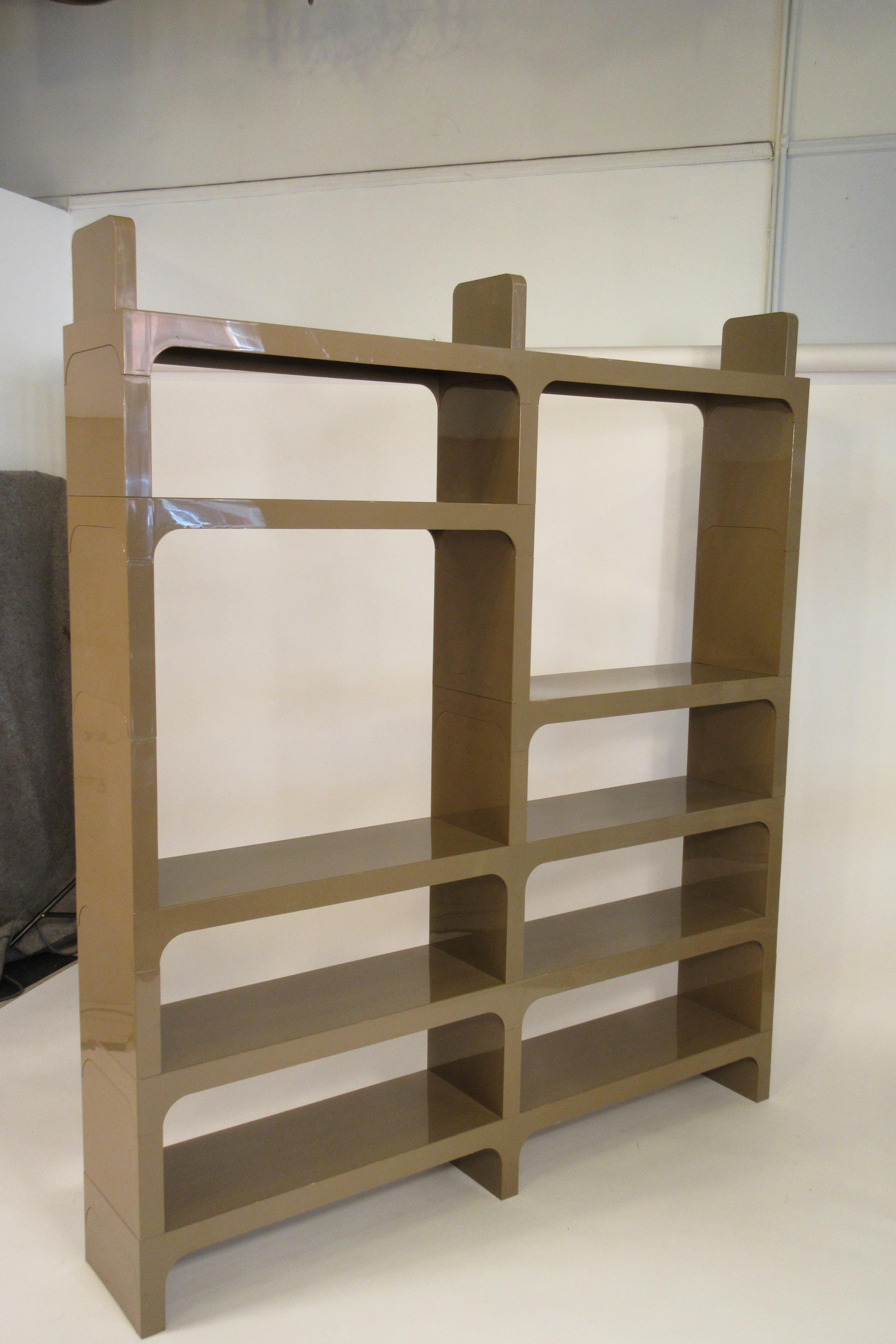 1970s bookcase by Olaf von Bohr for Kartell.