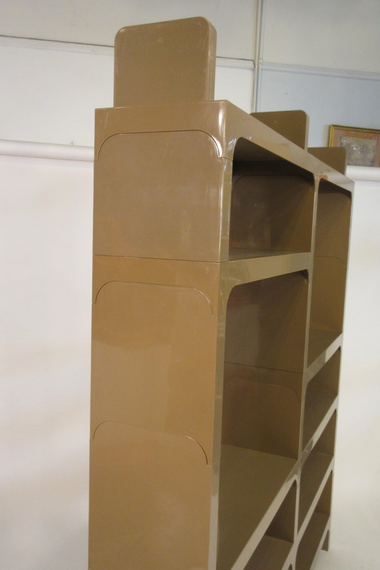1970s Plastic Bookcase by Olaf von Bohr for Kartell at 1stDibs