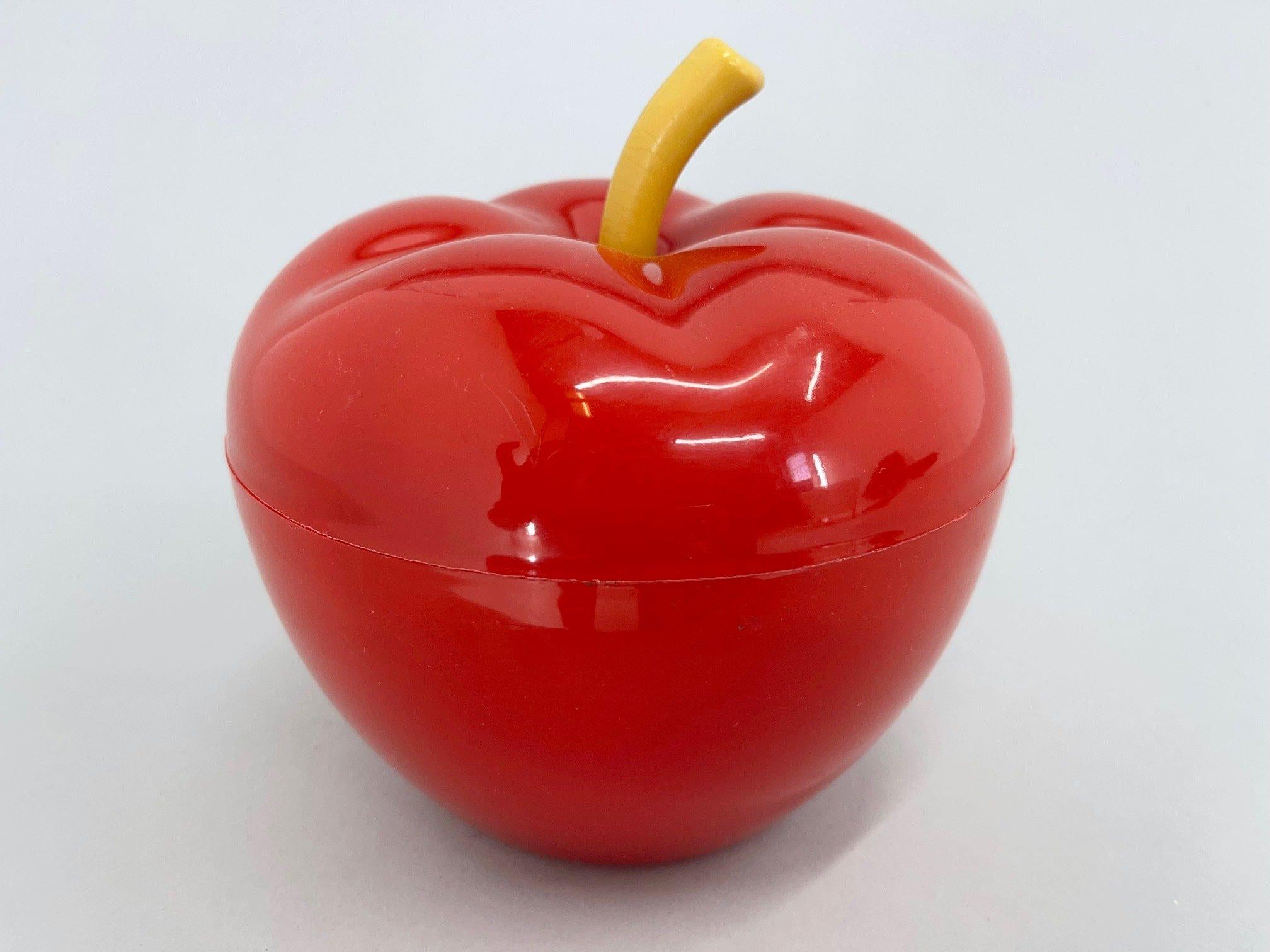 1970's  Plastic Box in the Shape of an Apple, Czechoslovakia For Sale 1